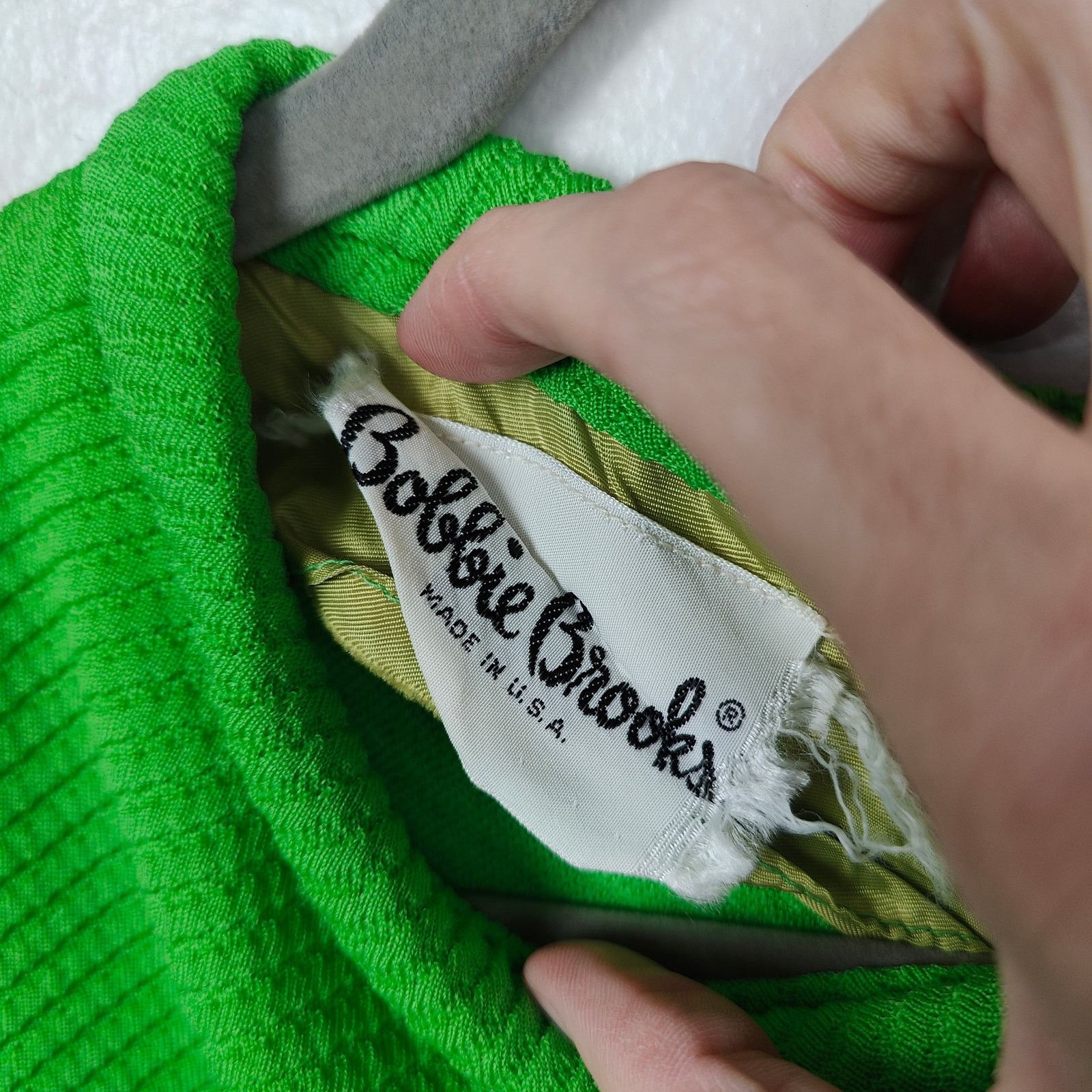 Other Vintage 60s Bobbie Brooks Dress Womens XS Lime Green Size XS / US 0-2 / IT 36-38 - 5 Thumbnail