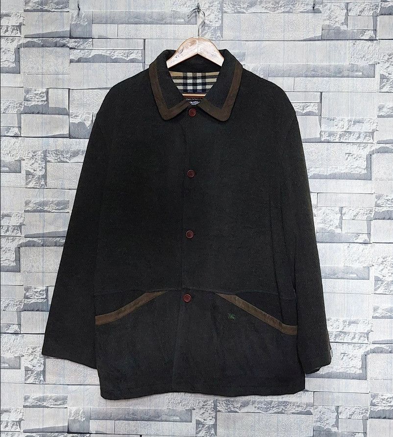 image of Vintage 90's Burberry Jacket - Size XL in Brown, Men's
