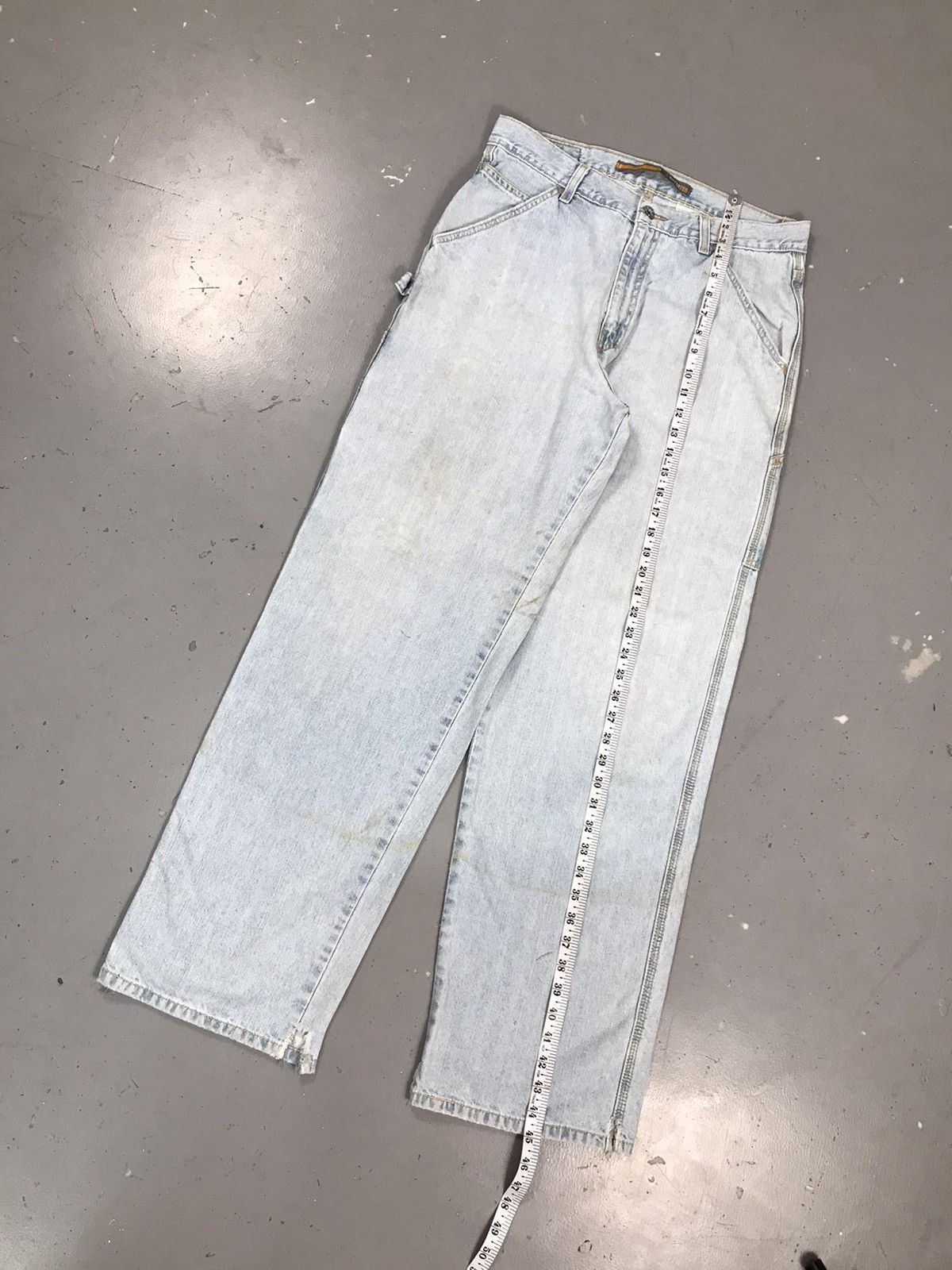 Levi's × Vintage Vintage Levi’s Strauss & co silver tab carpenter denim pant Size US 34 / EU 50 - 3 Thumbnail