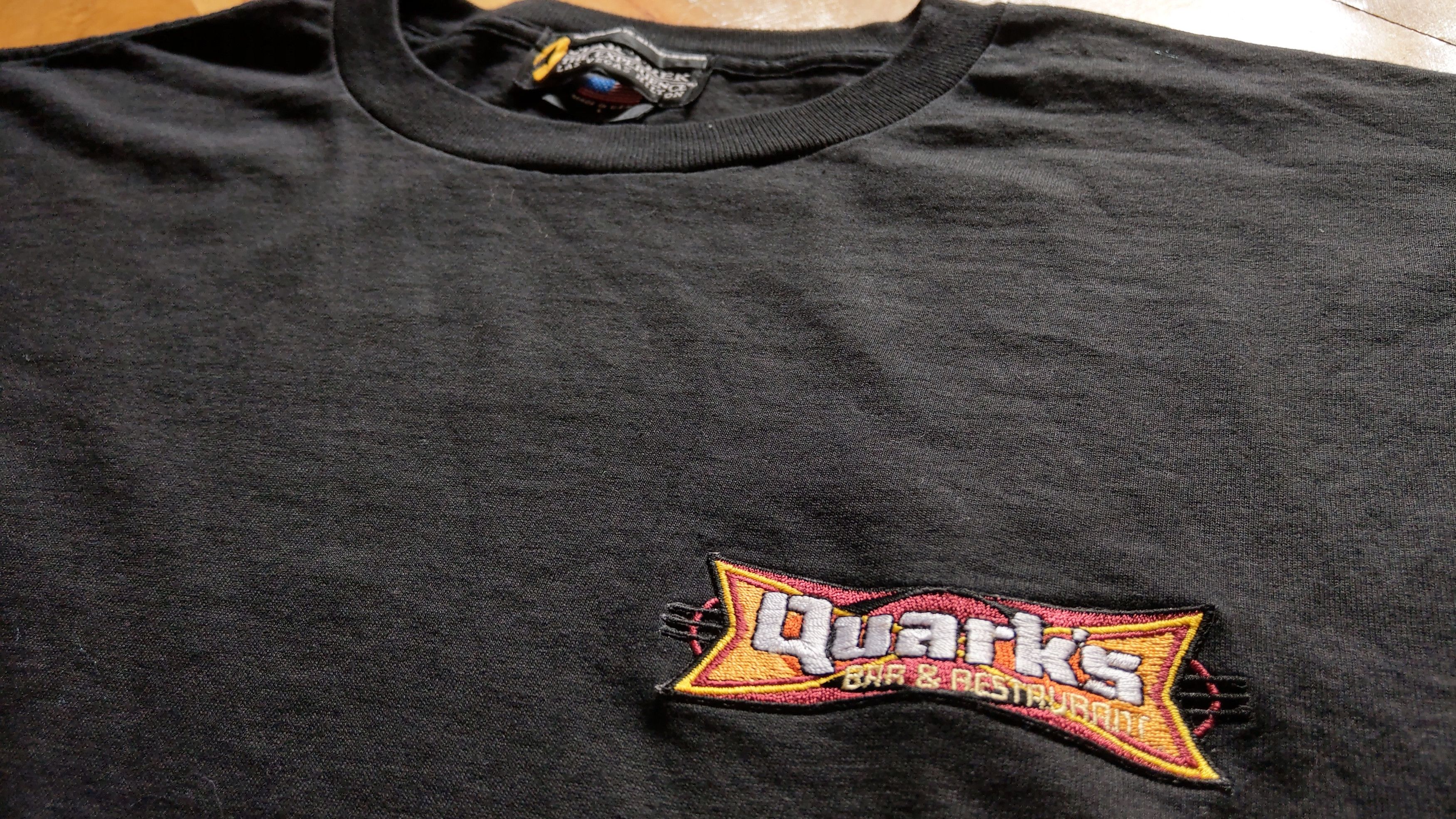 Vintage STAR TREK Quark's Bar & Restaurant Shirt Las Vegas Vtg 90s Size US L / EU 52-54 / 3 - 2 Thumbnail