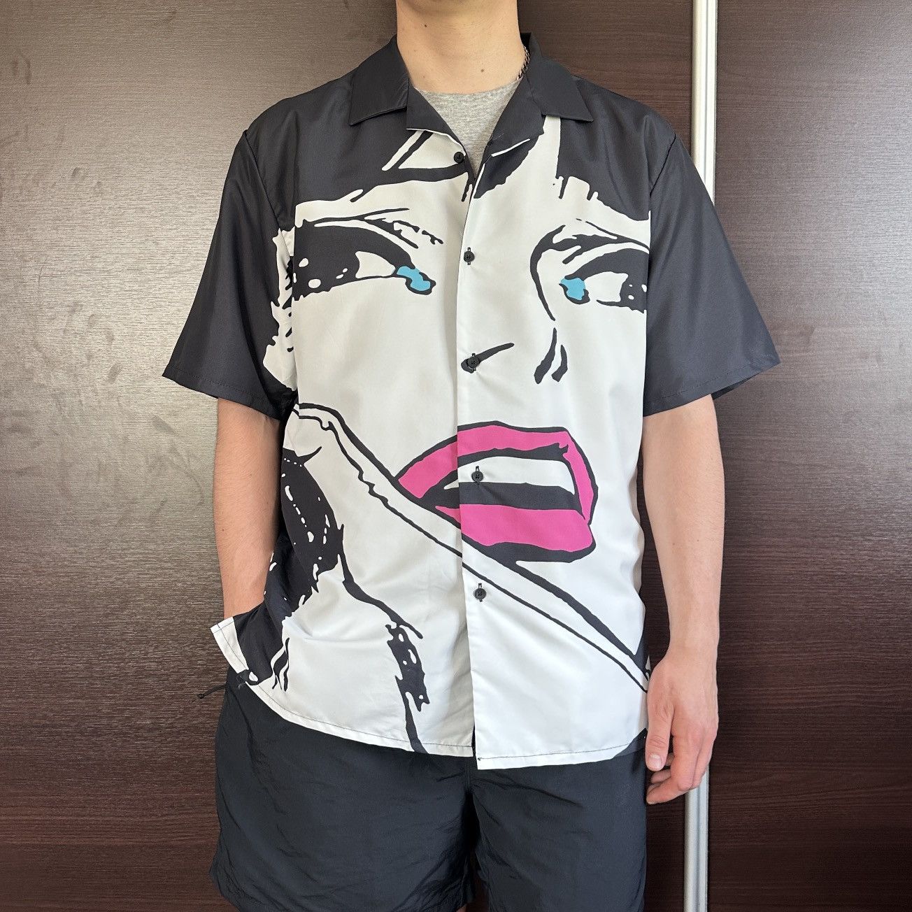 Market Chinatown Market Crying Shirt Button Up Art Streetwear XL Size US XL / EU 56 / 4 - 2 Thumbnail