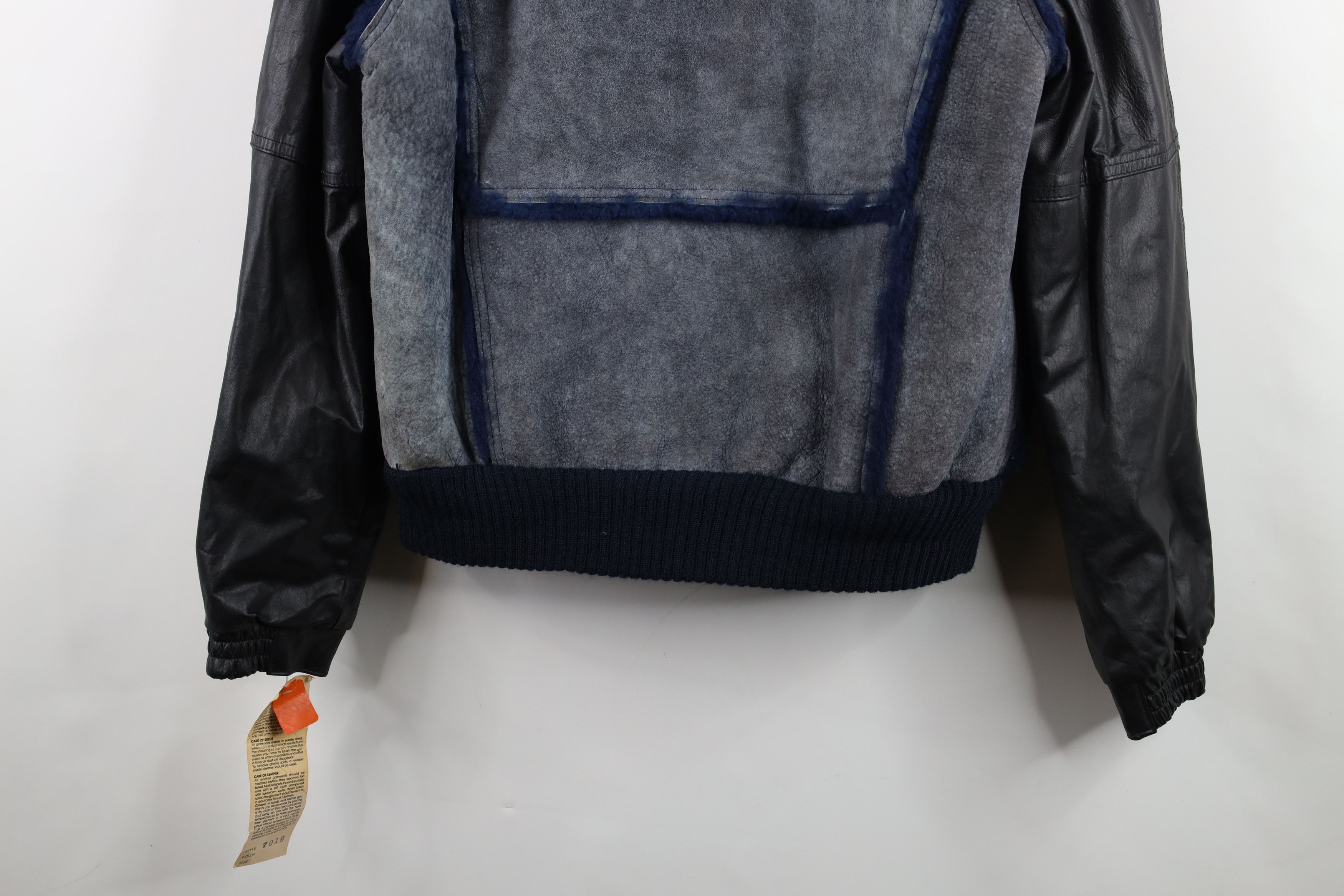 Vintage NOS Vintage 90s Streetwear Leather Racing Bomber Jacket USA Size US L / EU 52-54 / 3 - 17 Thumbnail