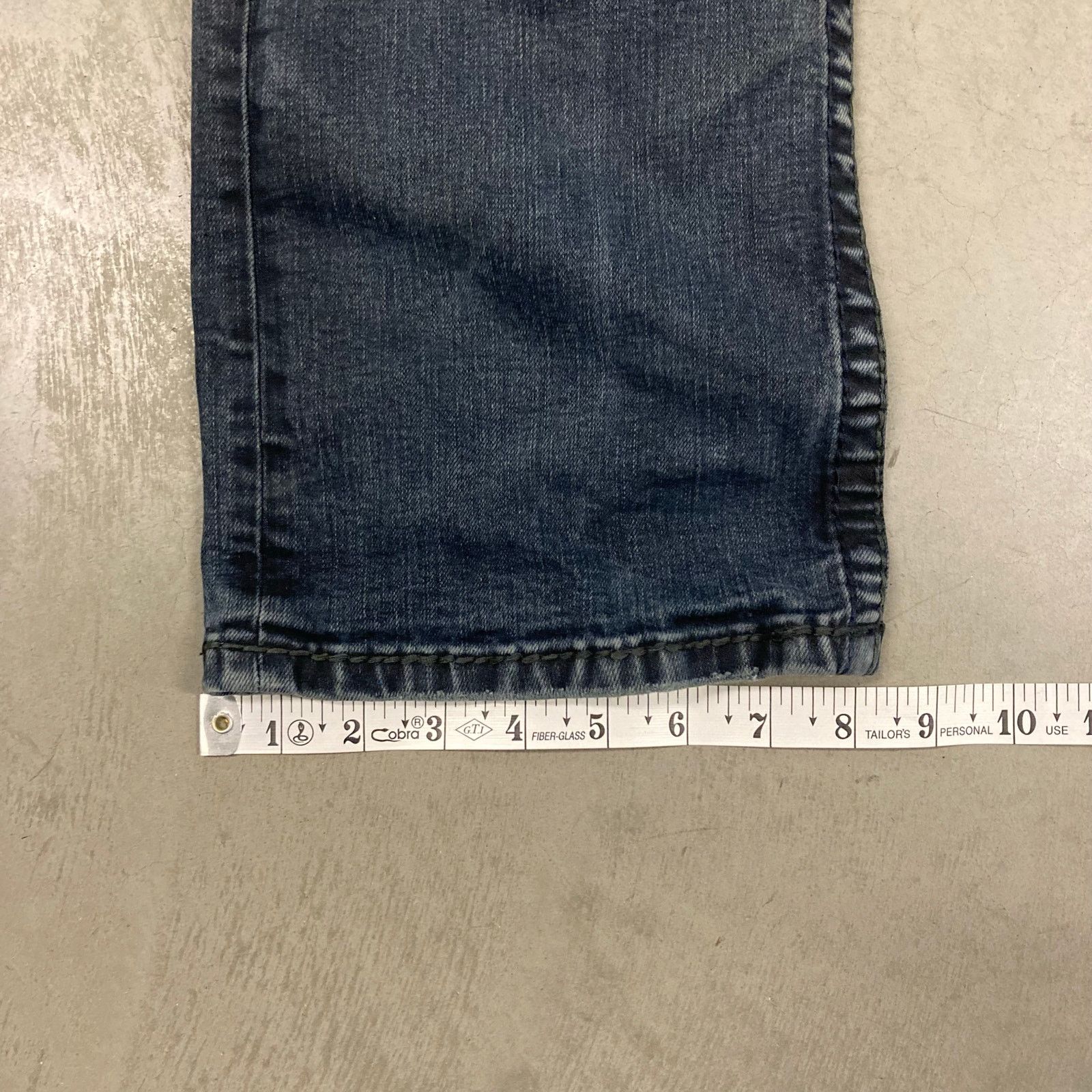 Vintage y2k low rise western blue Jeans 34x30 Size US 34 / EU 50 - 5 Thumbnail