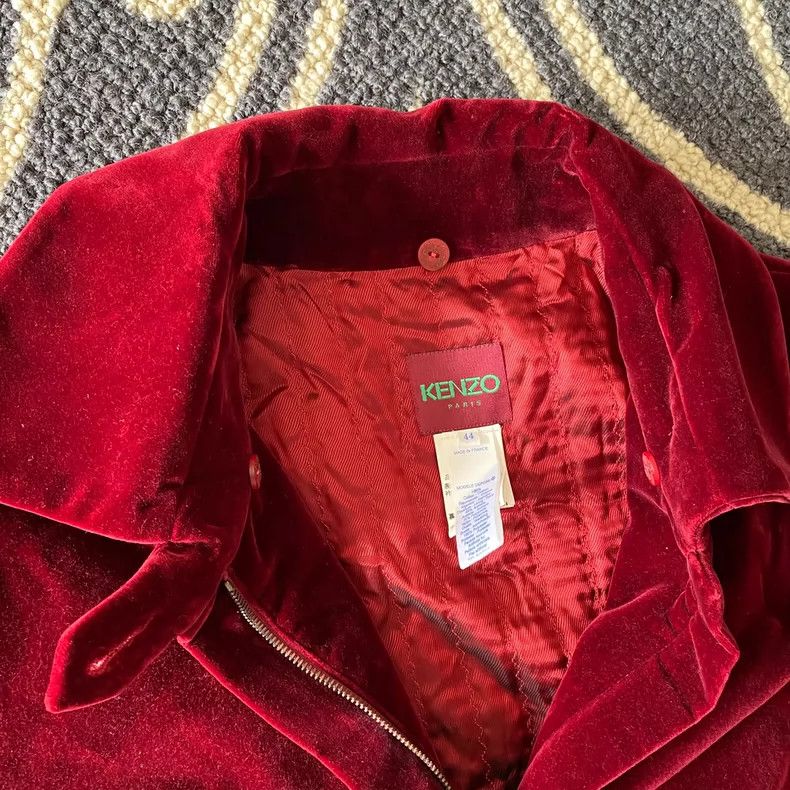 Kenzo KENZO The collection features a vintage burgundy velvet pa Size M / US 6-8 / IT 42-44 - 6 Thumbnail