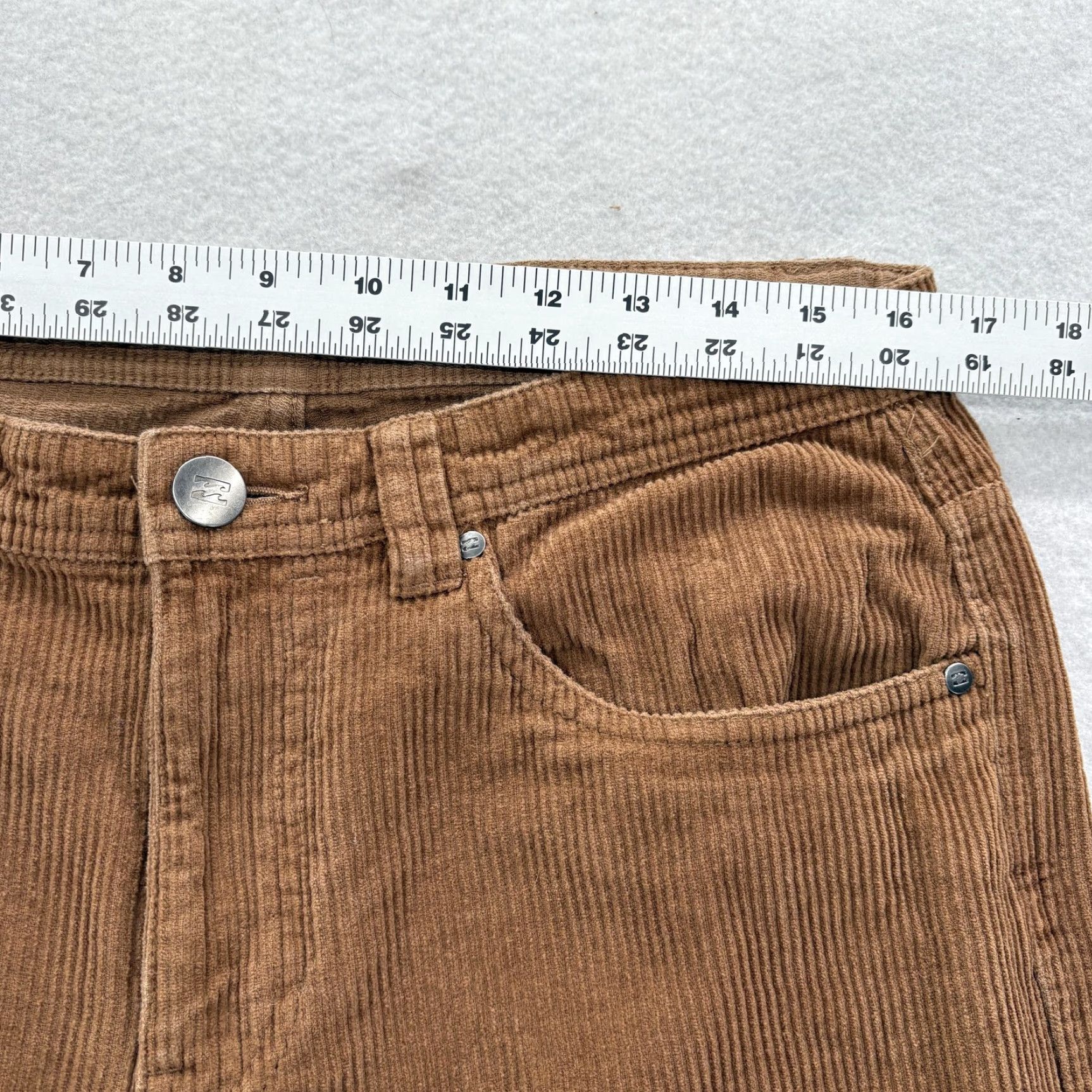 Billabong Billabong Corduroy Pants Mens 32x30 Brown 5 Pocket Chino Casual Surf Skate Y2K Vans? Size US 32 / EU 48 - 7 Thumbnail