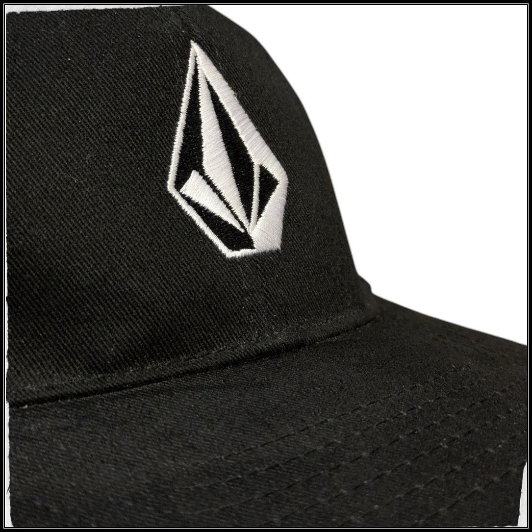 Volcom VOLCOM Stone Snapback Trucker Hat Black Embroidered Logo Size ONE SIZE - 5 Thumbnail