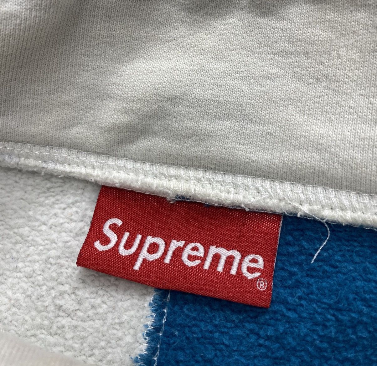 Supreme Supreme Color Block Half Zip Sweatshirt White Size US L / EU 52-54 / 3 - 3 Thumbnail