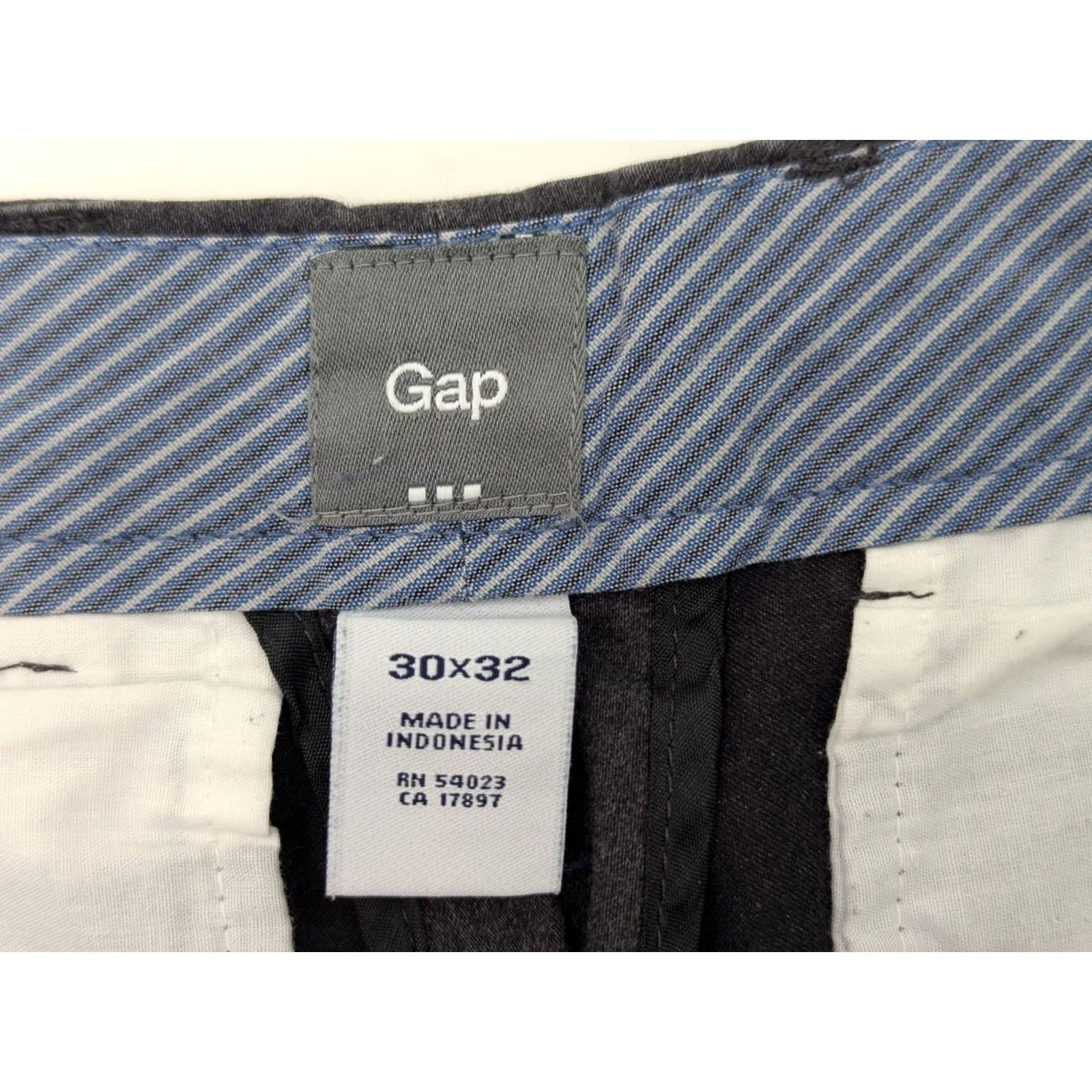 Gap GAP Soft Twill Cotton Blend Straight Leg Pants Men 30x32 Solid Gray Shirt Size 30 Regular Casual Chino Mens Size US 30 / EU 46 - 7 Thumbnail