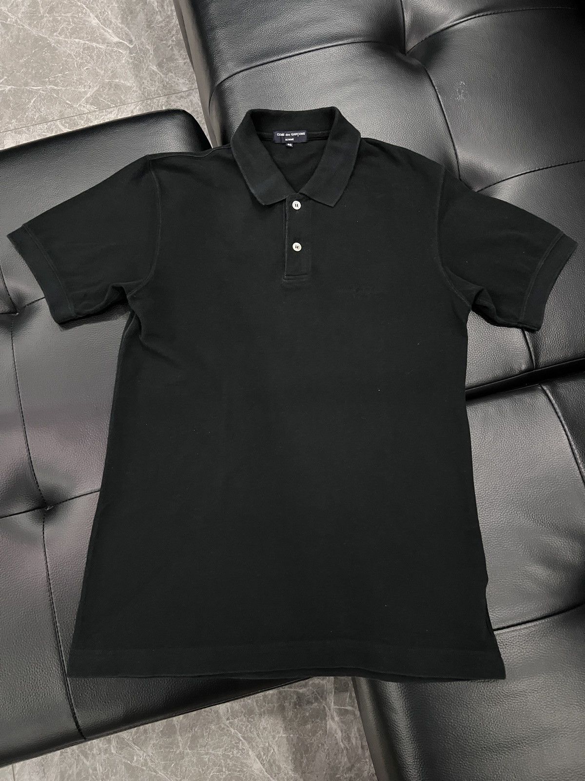 Comme des Garcons Homme Plus Comme des Garçons Homme 2008 Embroidered Chest Short Sleeve Size US S / EU 44-46 / 1 - 1 Thumbnail