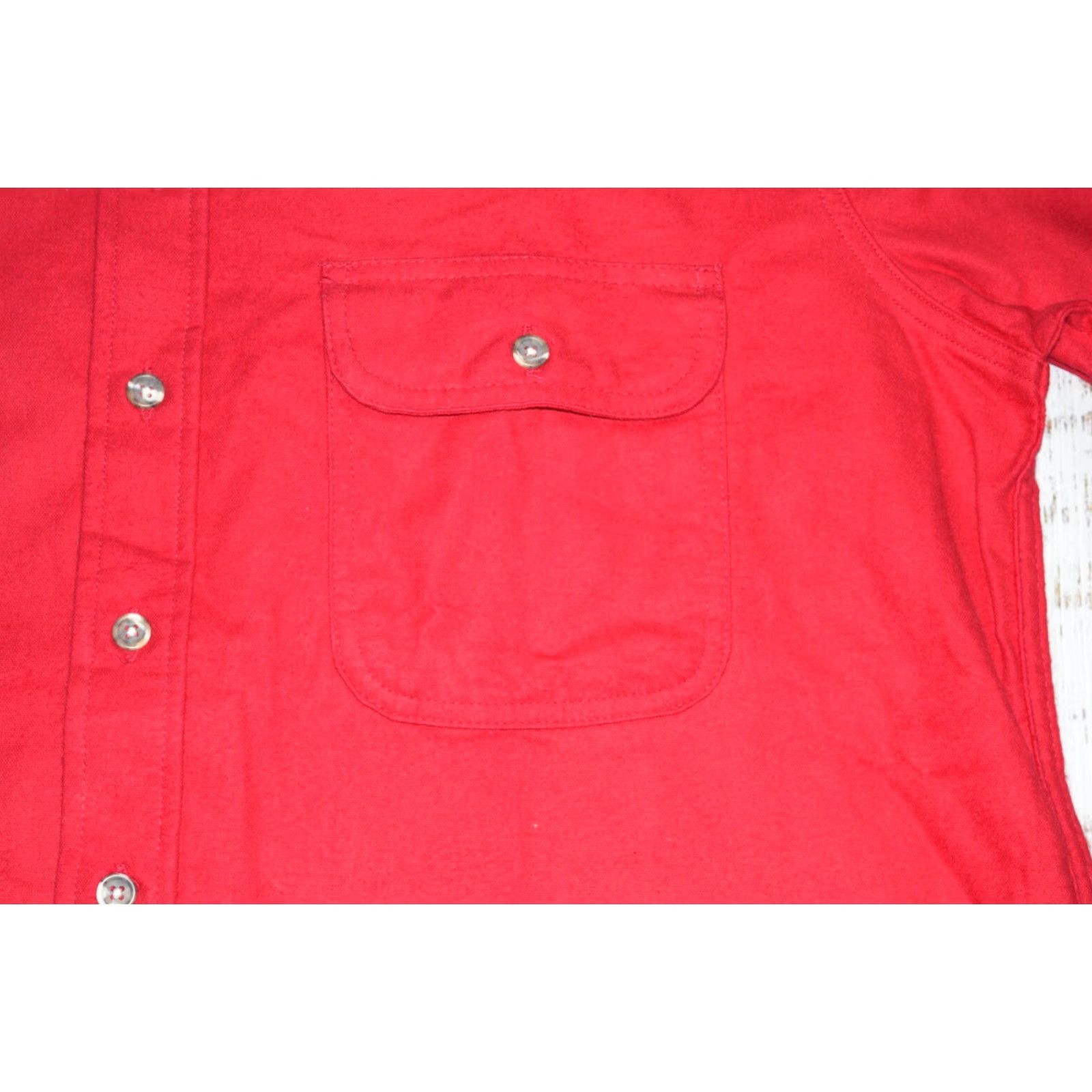 Vintage VINTAGE Fieldmaster Red Work Shirt Large Mens Long Sleeve Button-Up Flannel 90s USA Size US L / EU 52-54 / 3 - 2 Thumbnail