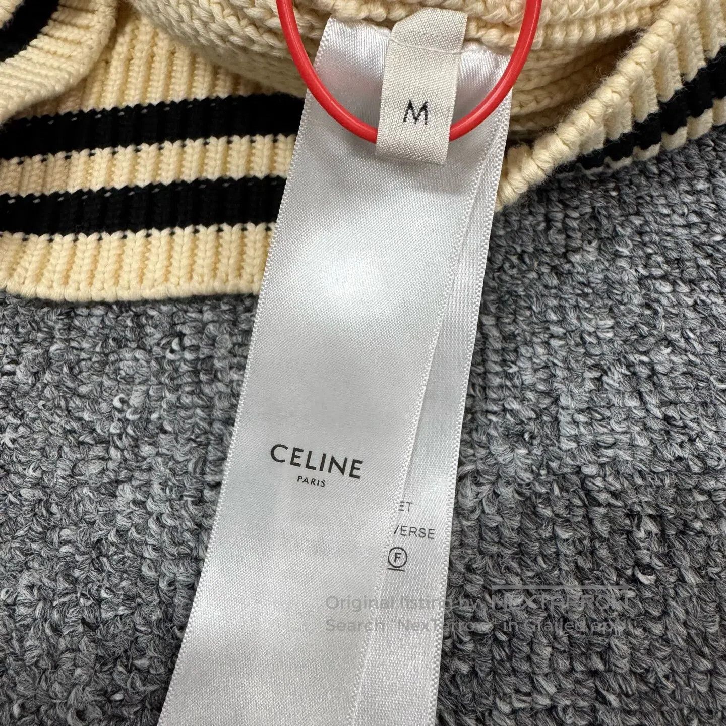 Celine CELINE Alphabet Logo Knit Cardigan Jacket| Size US M / EU 48-50 / 2 - 8 Thumbnail