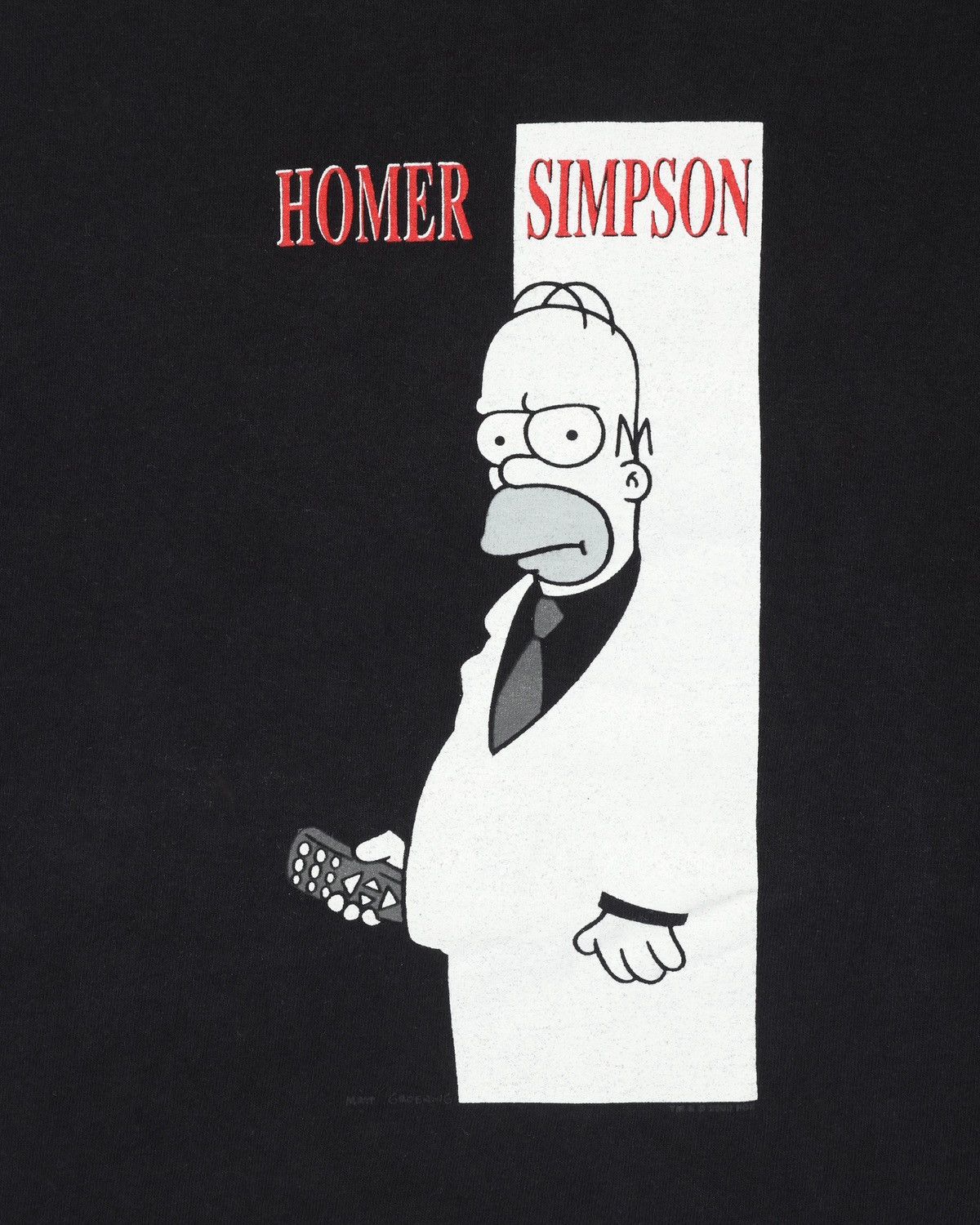 Vintage Homer Simpson Tony Montana Scarface Parody Tee Size US S / EU 44-46 / 1 - 3 Thumbnail