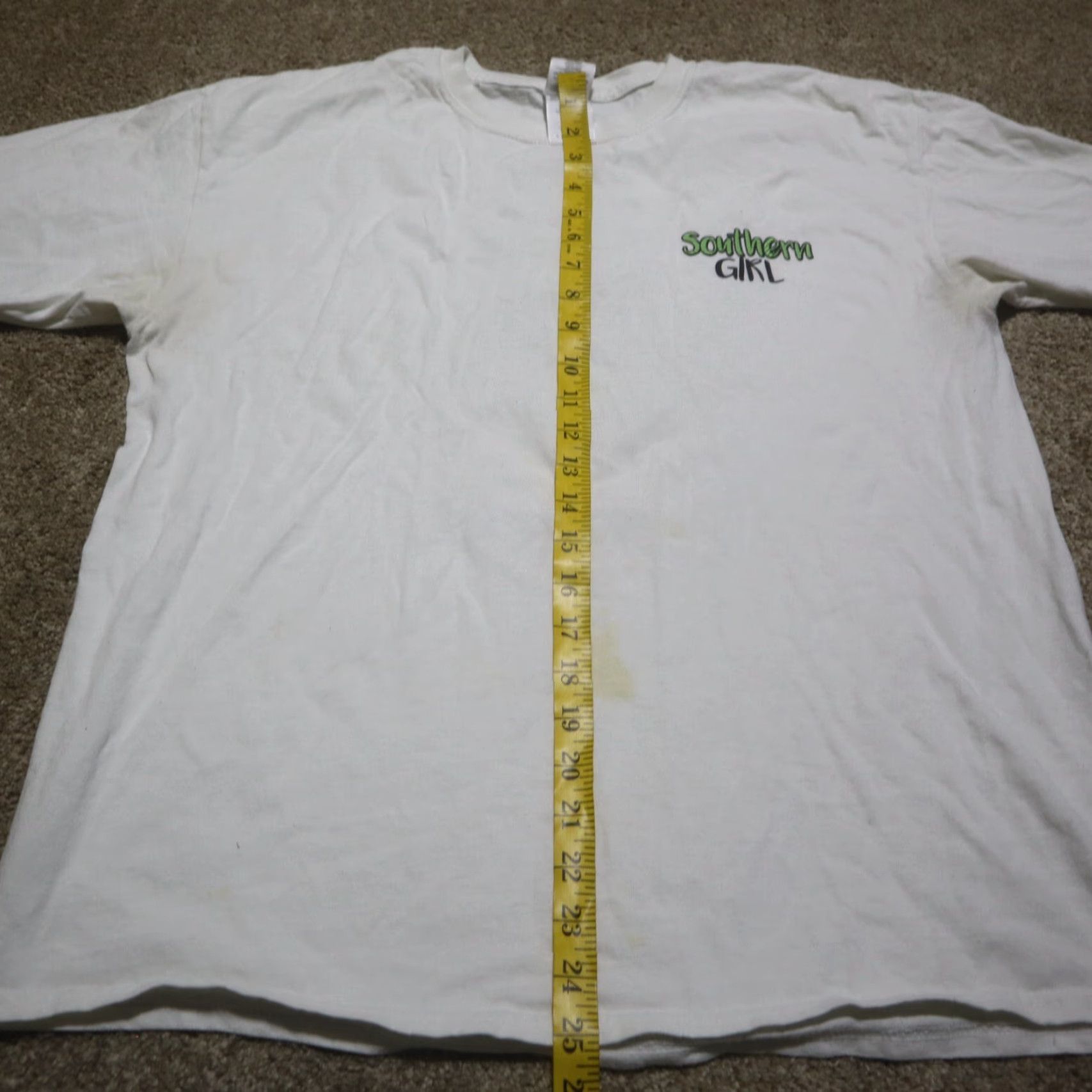 Vintage Southern Girl Shirt Adult Women's L White Love 90s Pineapple Tee T-Shirt Girls Womens Size L / US 10 / IT 46 - 7 Thumbnail