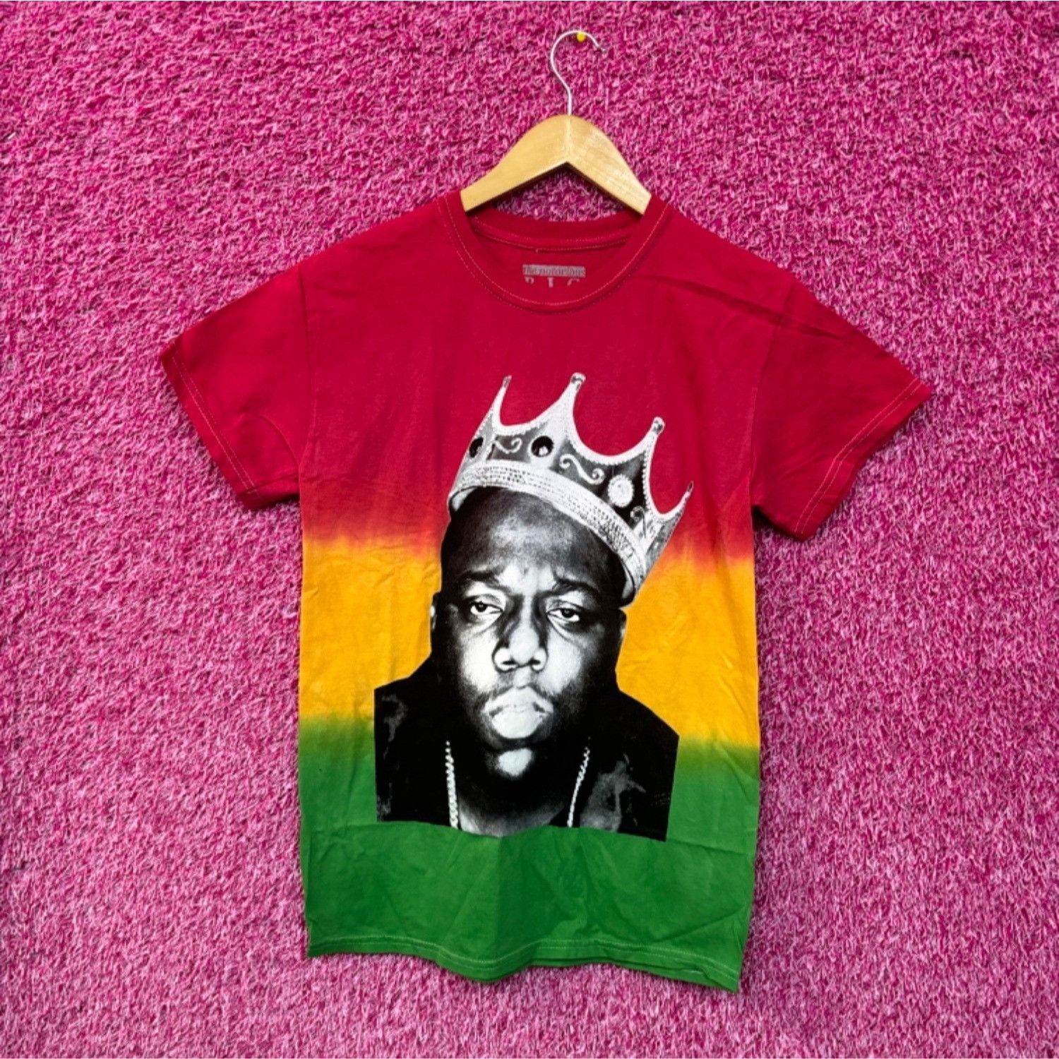 Rap Tees The Notorious BIG King of New York Rap Tricolor Dip-Dye S Size US S / EU 44-46 / 1 - 1 Thumbnail