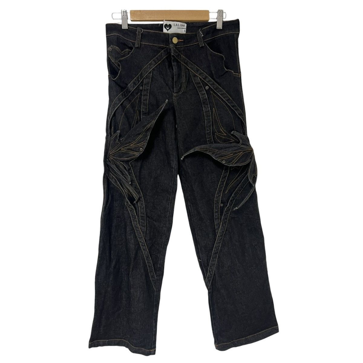 Japanese Brand Lalune wing denim pants Size US 30 / EU 46 - 1 Thumbnail