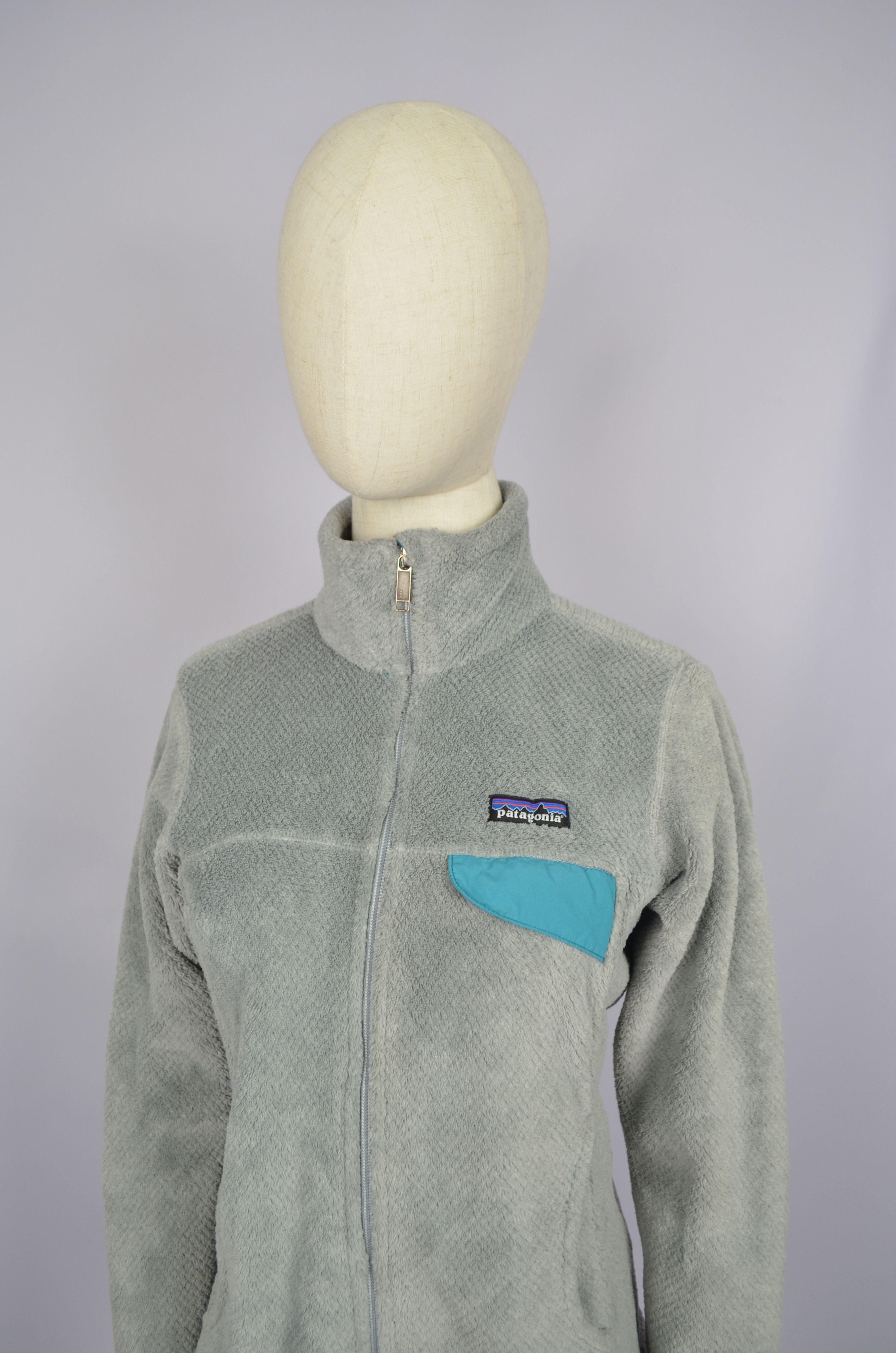 Patagonia × Vintage Patagonia Grey Re-Tool Full Zip Fleece Jacket Size S Outdoor Size S / US 4 / IT 40 - 3 Thumbnail