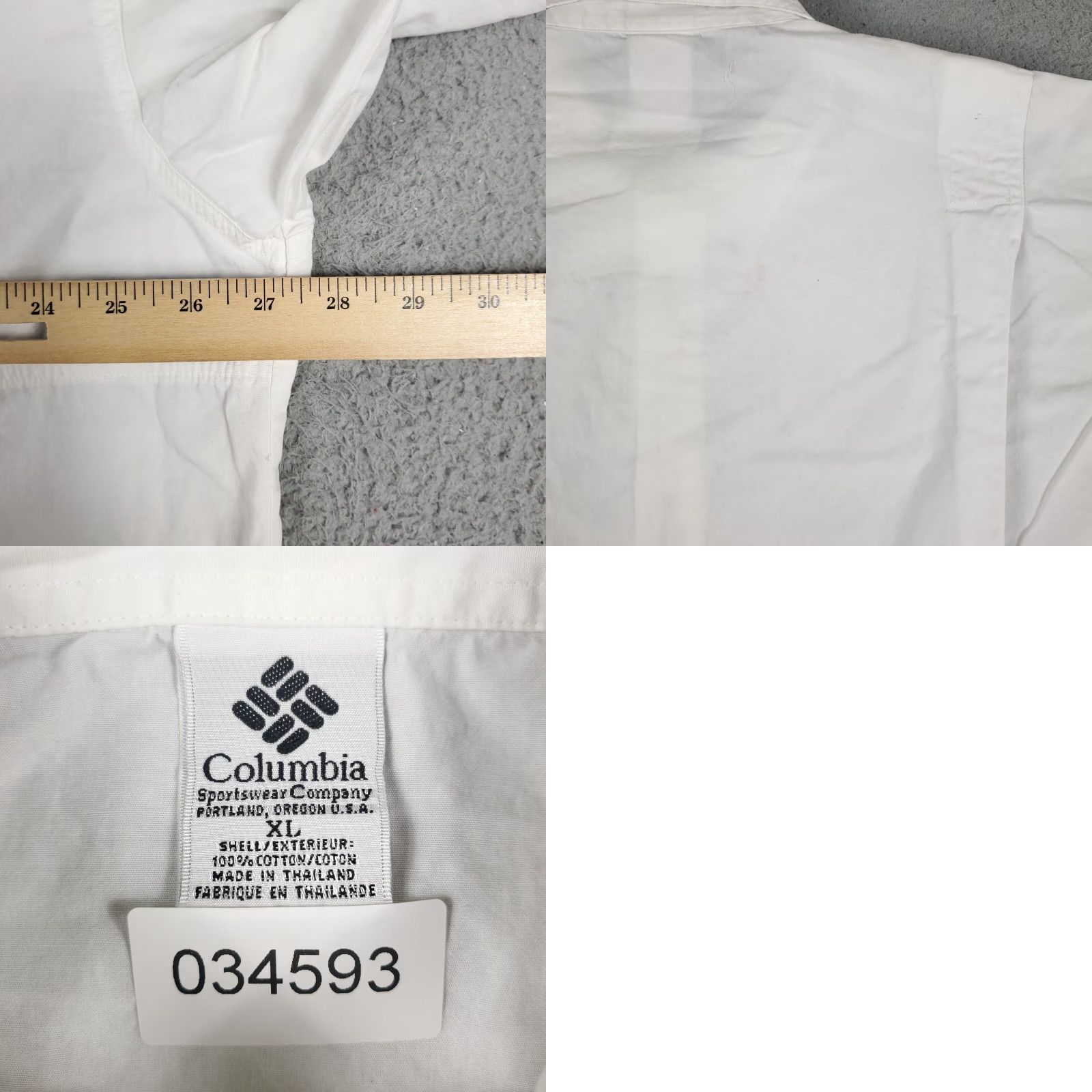 Vintage VINTAGE Columbia Shirt Mens XL White Button-Up Short Sleeve Casual Business Formal Workwear 90s Style Mens Size US XL / EU 56 / 4 - 8 Thumbnail