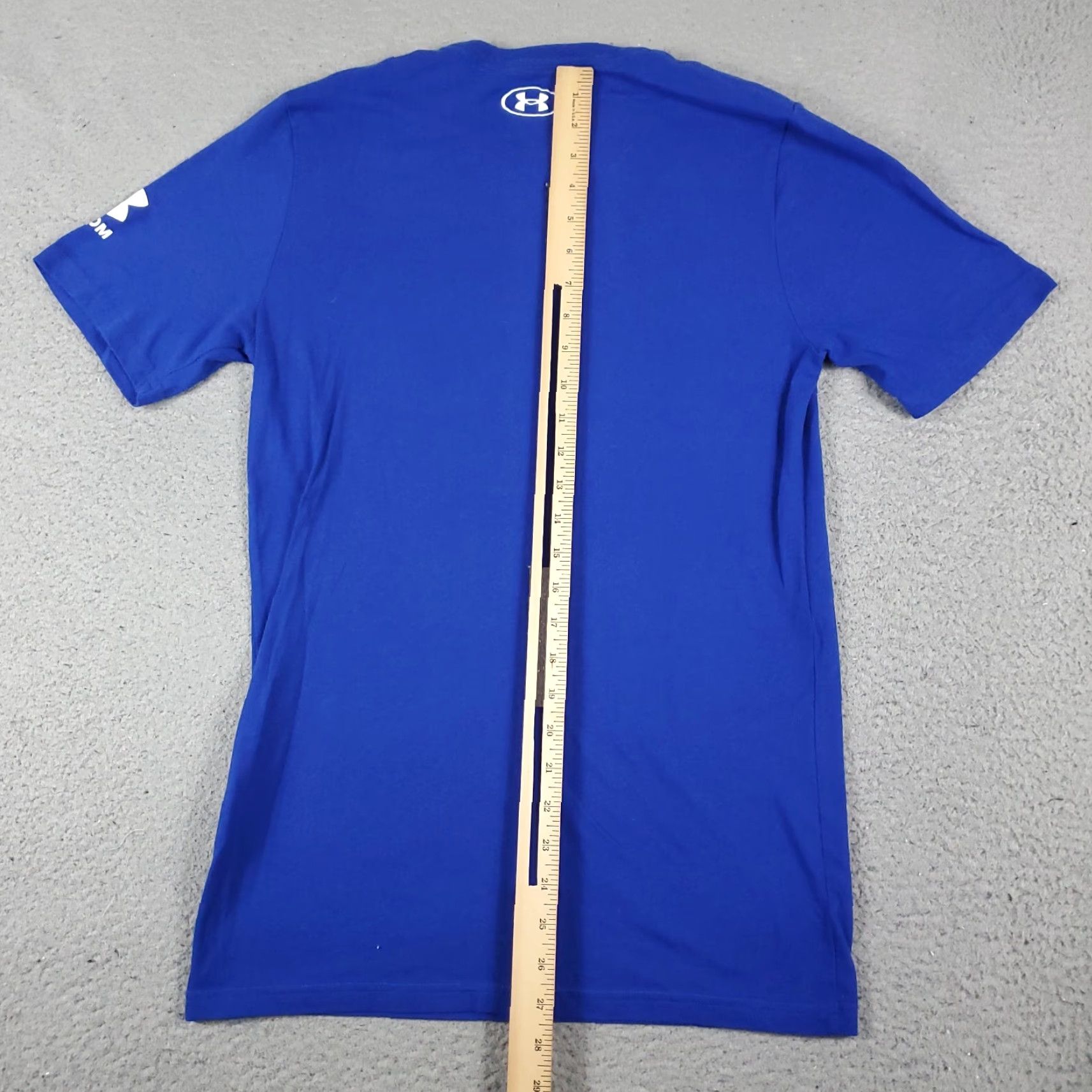 Under Armour Under Armour T-Shirt Mens Small Blue Short Sleeve Crew Neck Logo Solid 90s Modern Sports Mens S Blue Size US S / EU 44-46 / 1 - 5 Thumbnail