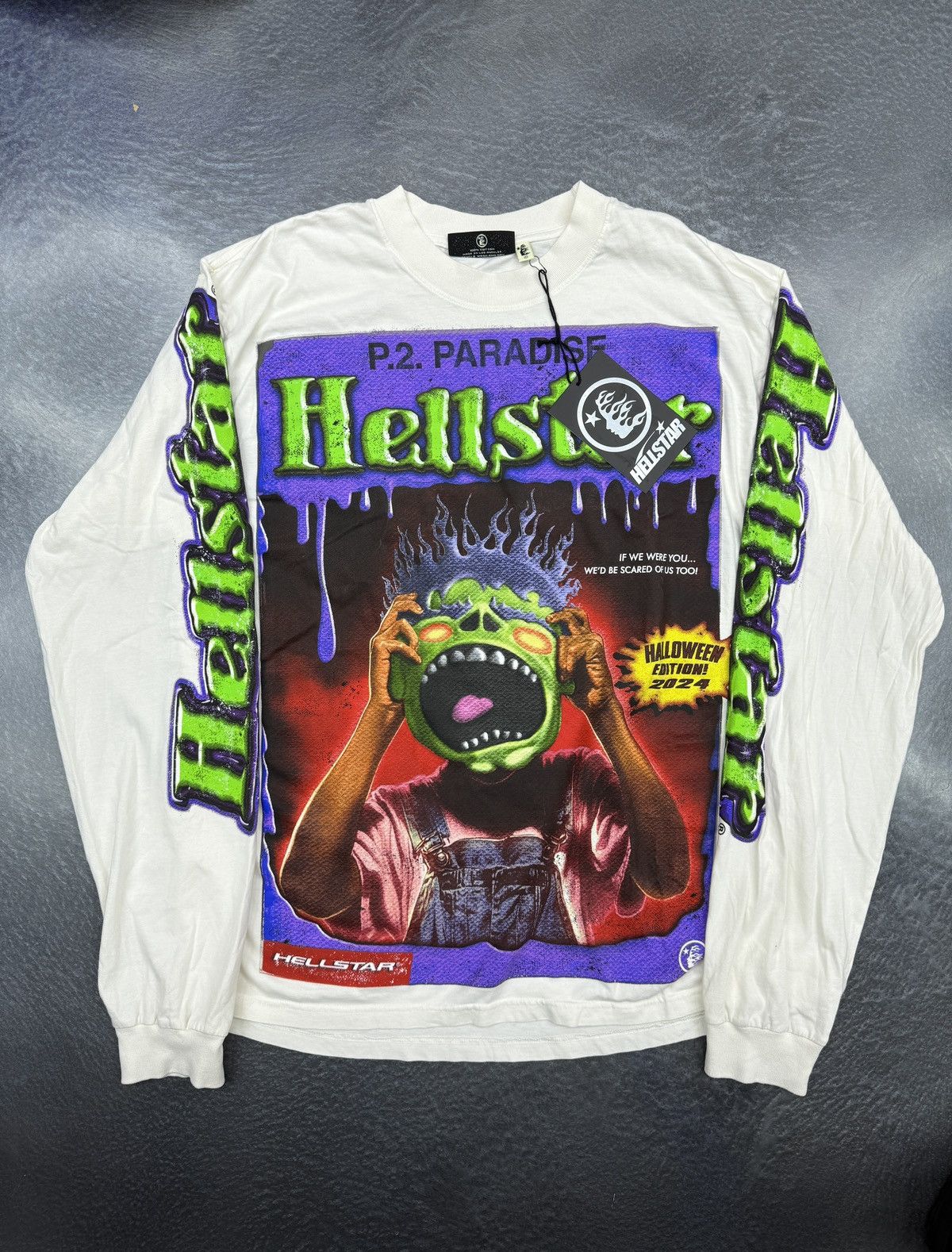 HELLSTAR Hellstar Horror Book Longsleeve Size US L / EU 52-54 / 3 - 1 Thumbnail