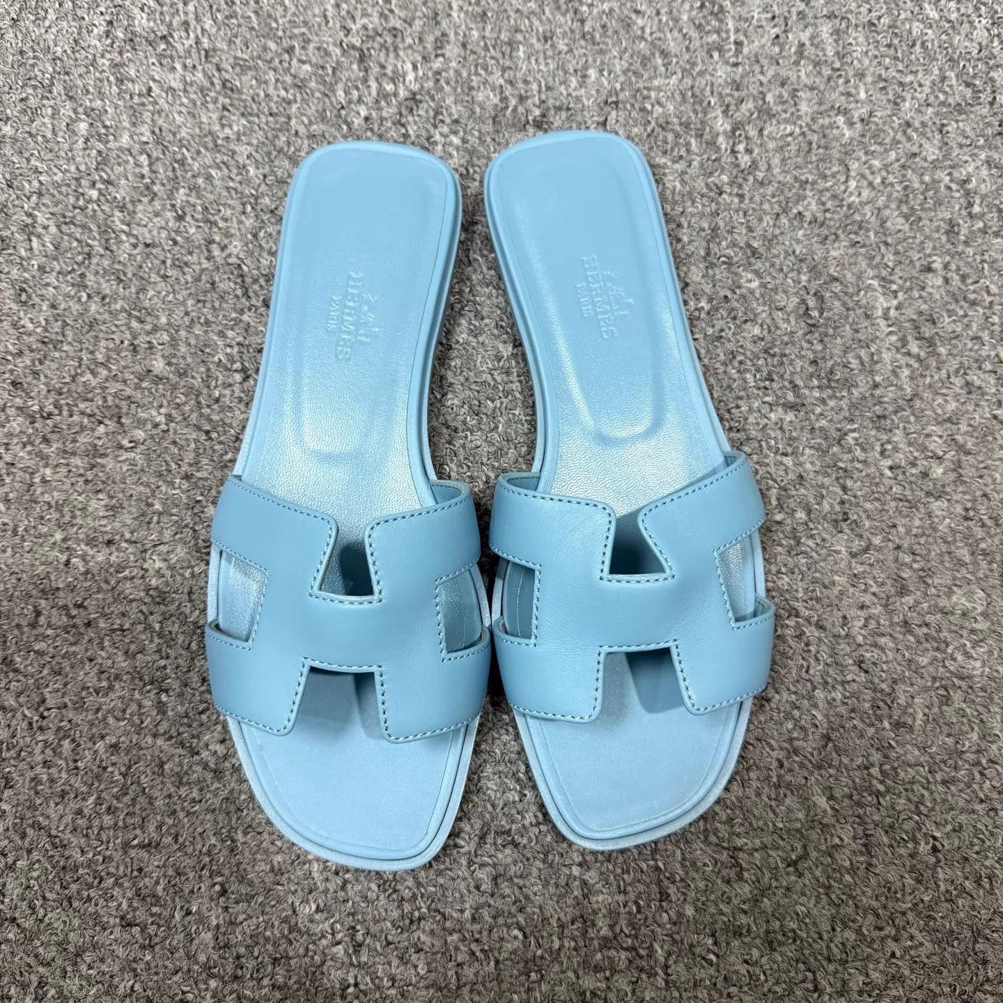 Hermes HERMES Oran Flat H Sandal 36 Unworn Size US 5.5 / IT 35.5 - 3 Thumbnail