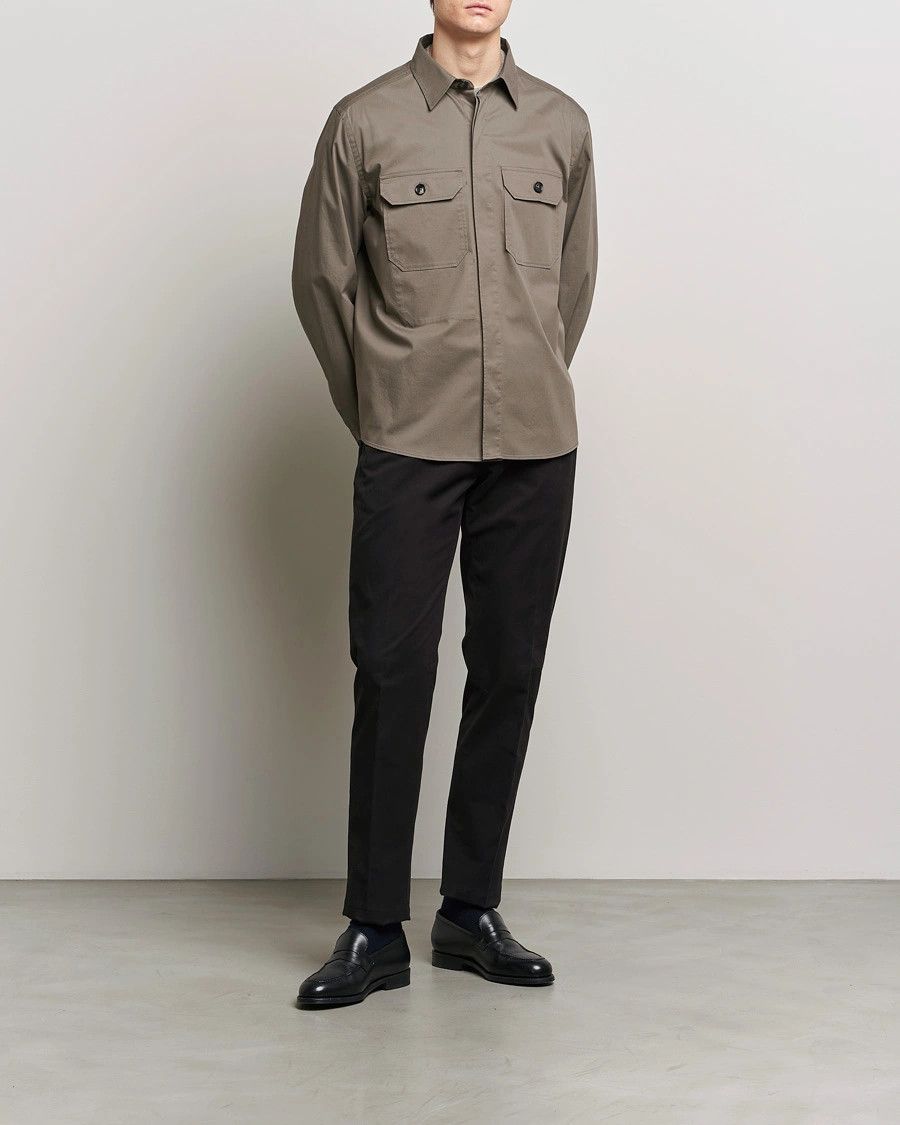 Ermenegildo Zegna o1s1rm0225 RUDV16 Shirt in Beige Size US M / EU 48-50 / 2 - 2 Thumbnail