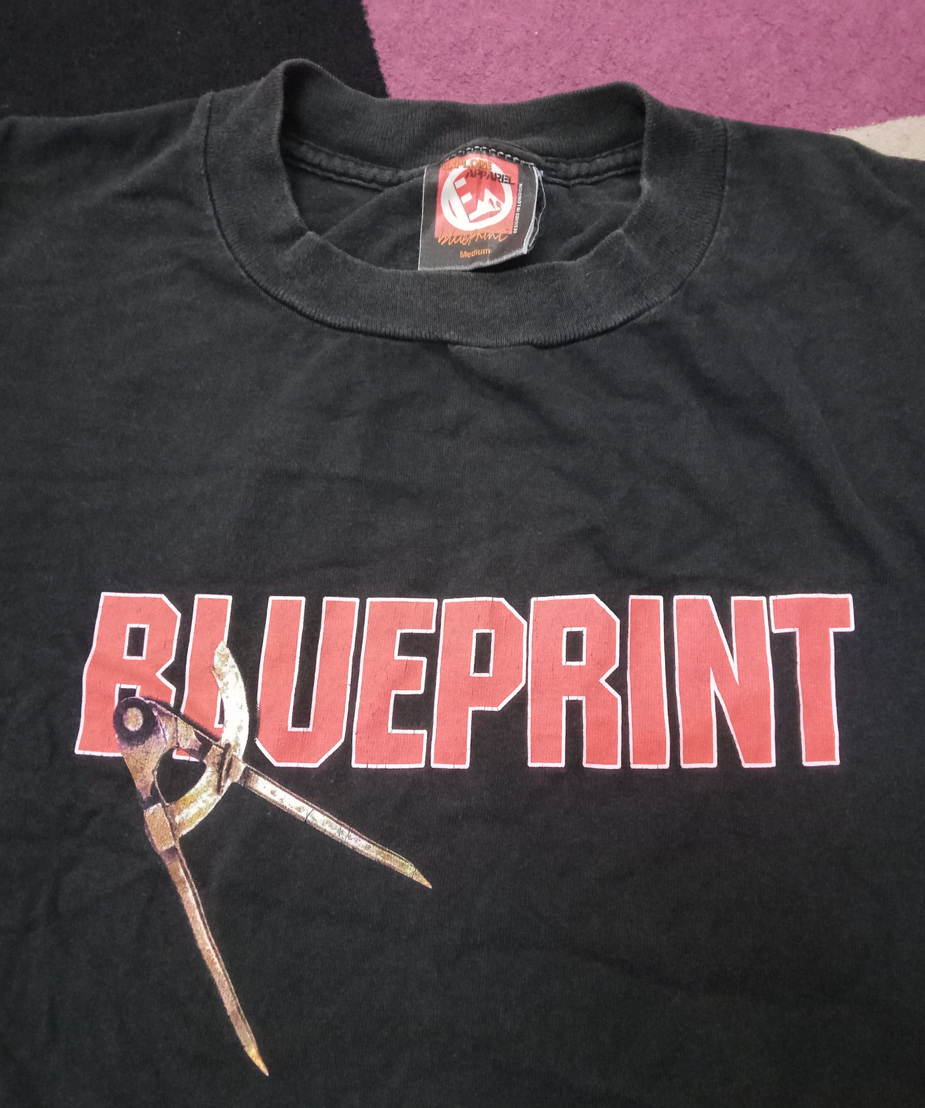 Other Explore Apparel Blueprint Skateboard Vintage Y2K T Shirt Size US M / EU 48-50 / 2 - 5 Thumbnail