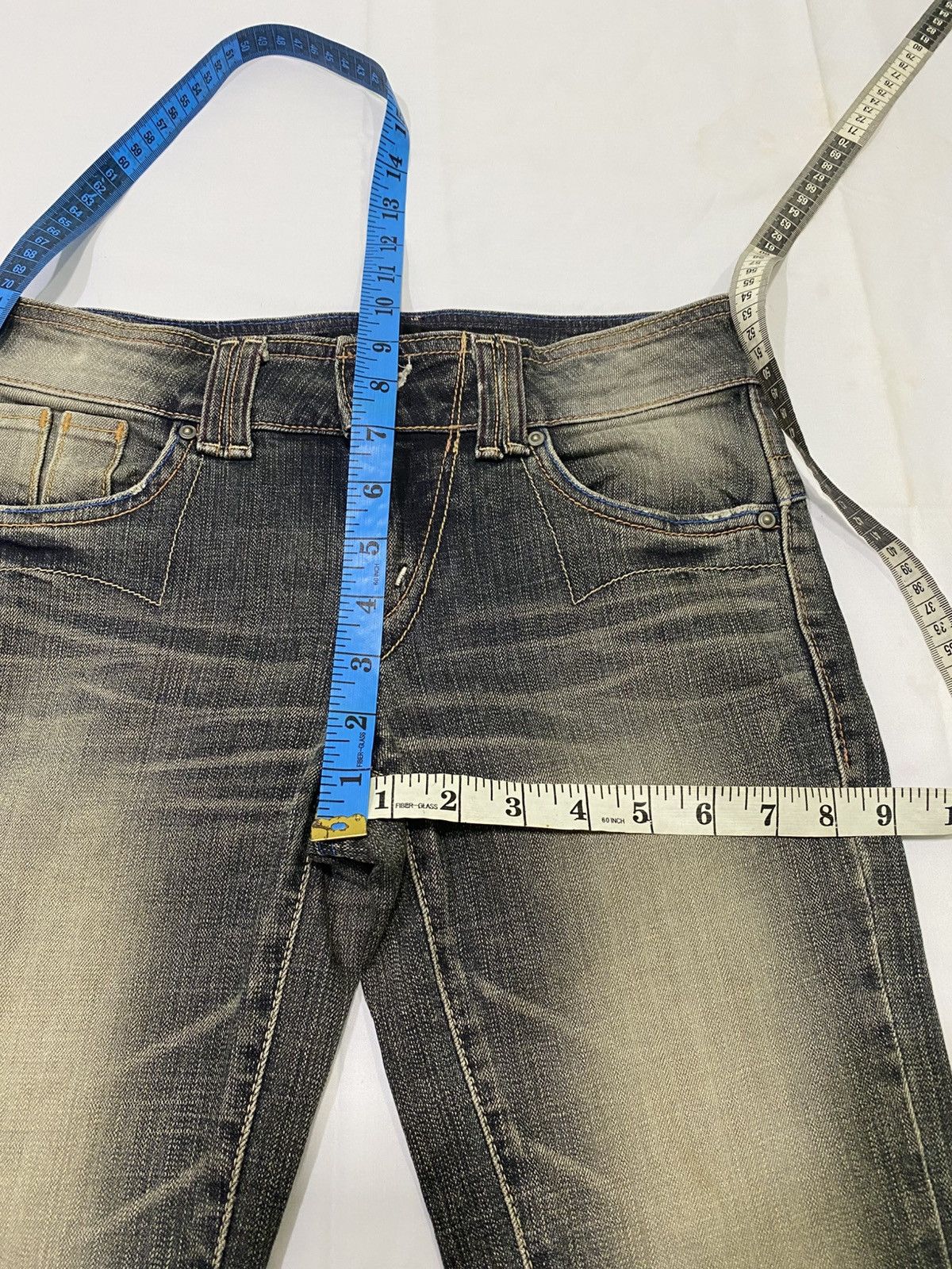 Edwin Japanese brand X something by edwin flare spiral jeans Size US 28 / EU 44 - 6 Thumbnail