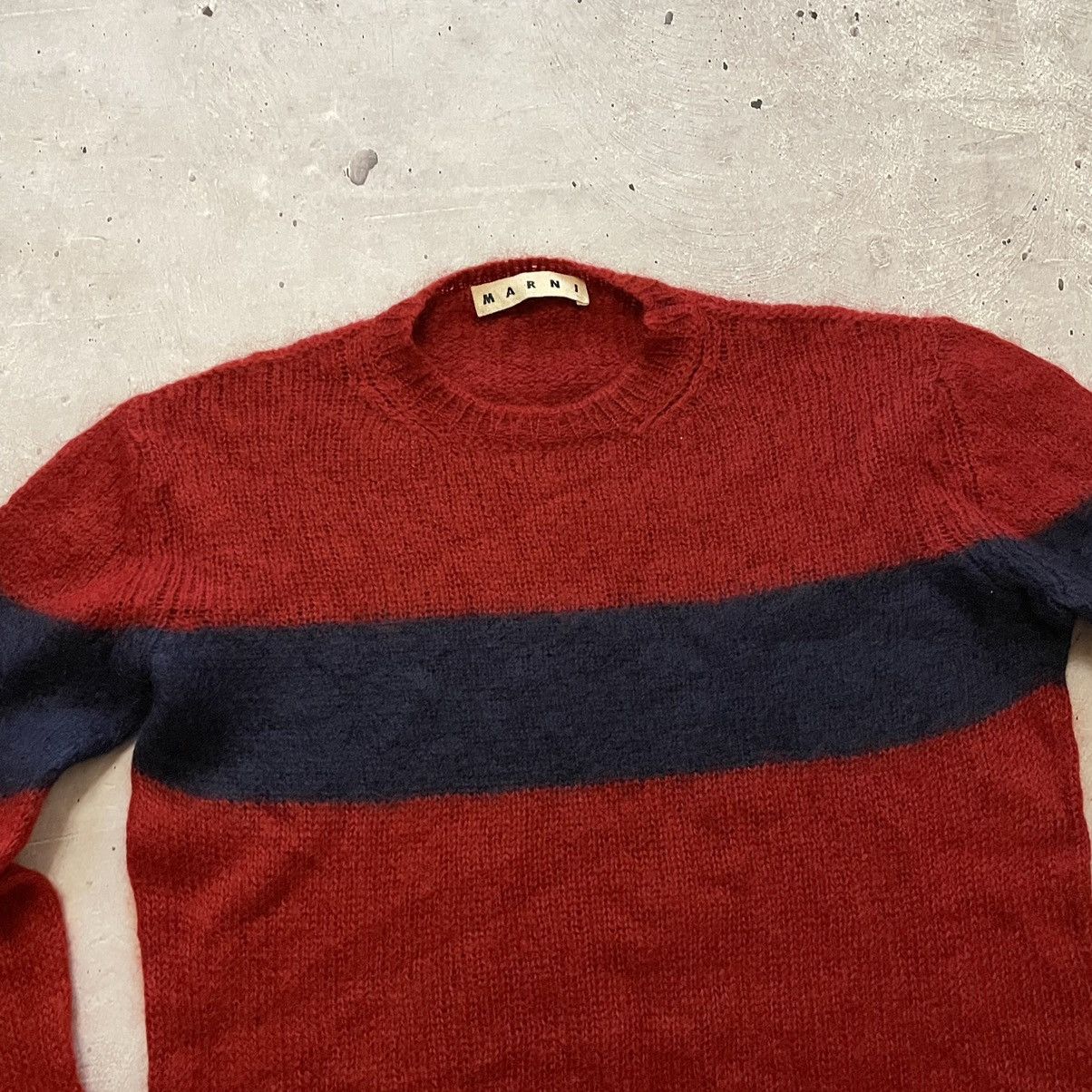 Japanese Brand × Marni Marni Mohair sweater Striped Size 50 Medium Men’s Size Size US M / EU 48-50 / 2 - 2 Thumbnail