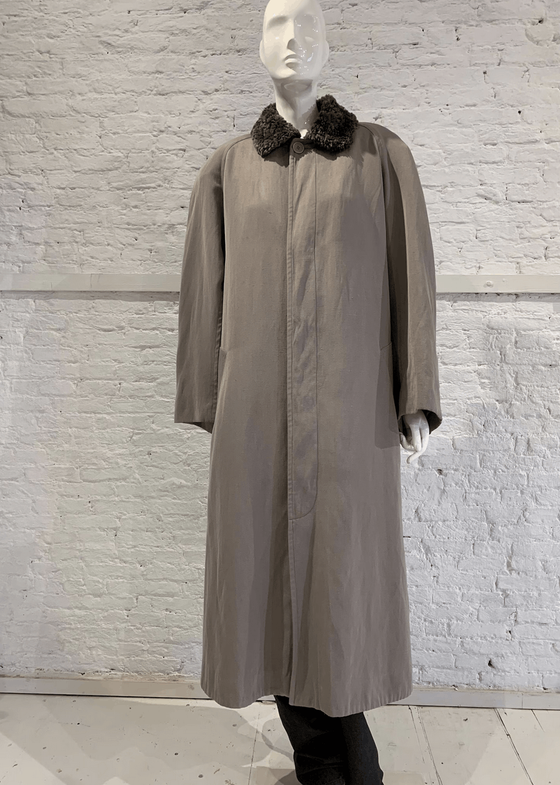 Katharine Hamnett London Rare Katharine Hamnett 80s Oversized coat faux fur collar Size US M / EU 48-50 / 2 - 8 Thumbnail