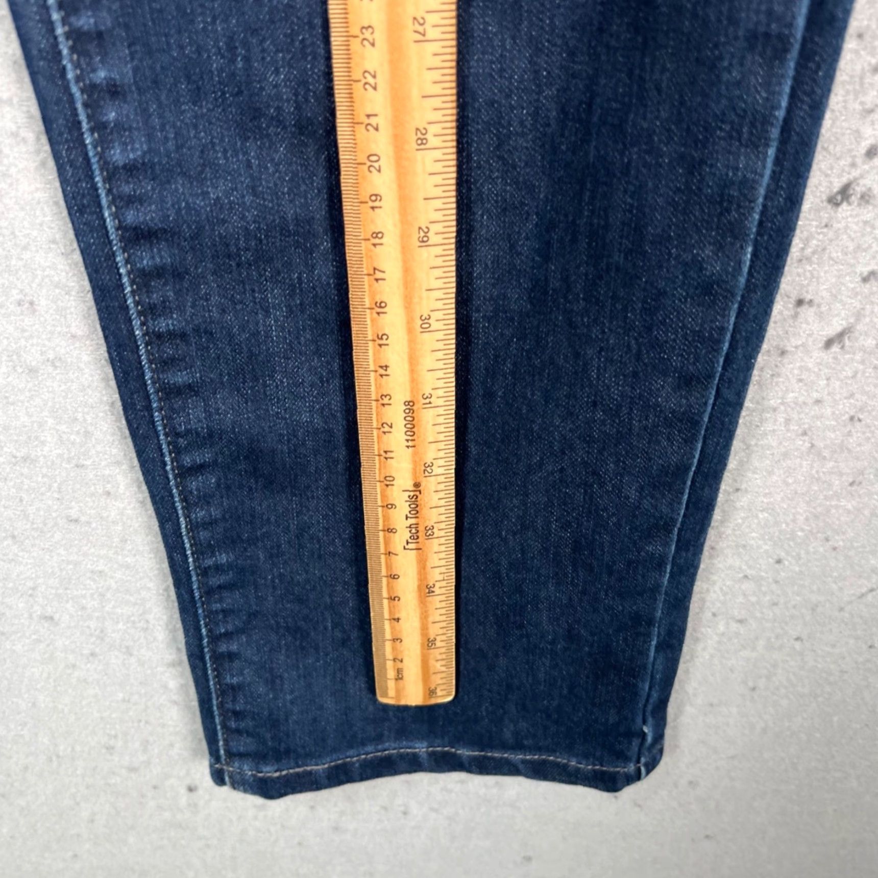 Levi's Levi's 512 Perfectly Slimming Womens Jeans Dark Wash 28 in Inseam Denim Cotton Blend Skinny Size 32" / US 10 / IT 46 - 6 Thumbnail