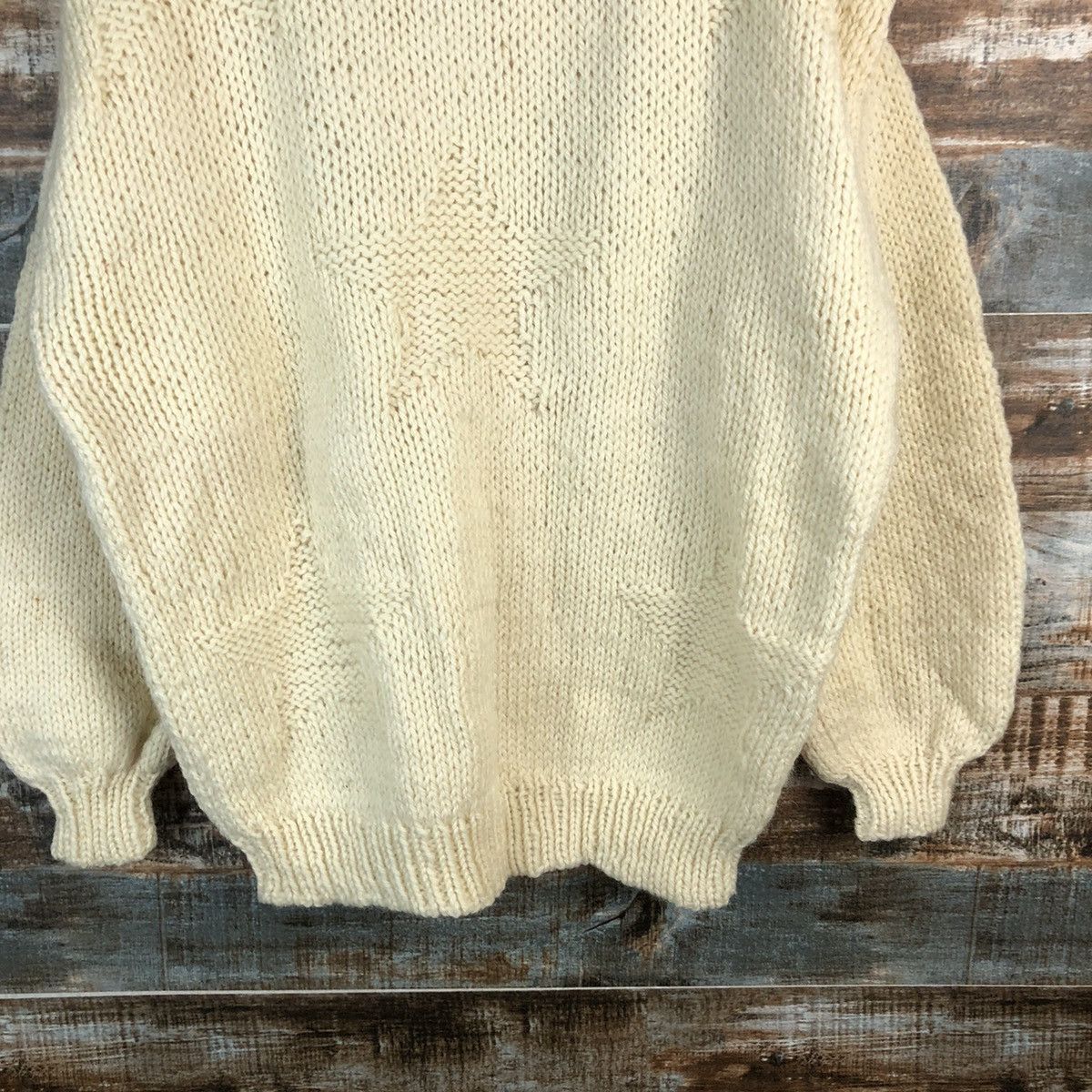 Homespun Knitwear × Japanese Brand Suprite vintage White Knitwear #A1636 Size US M / EU 48-50 / 2 - 6 Thumbnail
