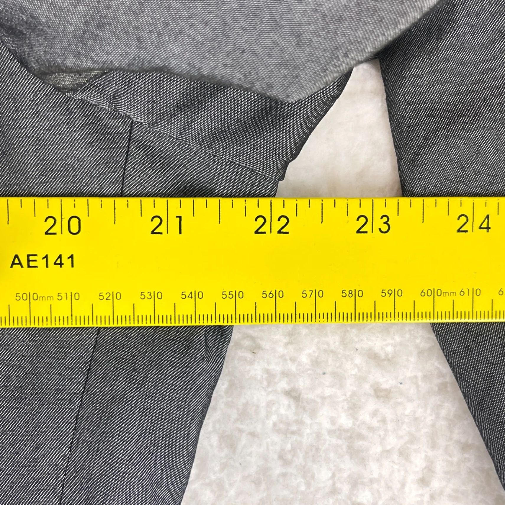 John Varvatos John Varvatos Dwell Blazer Jacket Mens 42R Gray Cotton Rayon Button 2 Button Solid 2-Button Blazer Jacket Men’s Gray Like New Size 42R - 7 Thumbnail