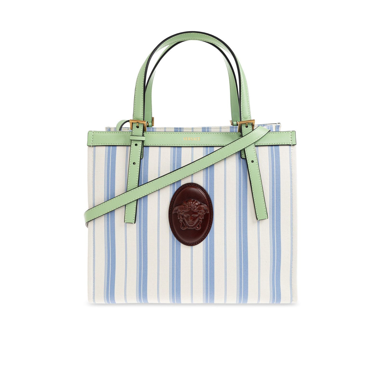 Versace VERSACE Green Riviere Tote Bag New Size ONE SIZE - 1 Thumbnail