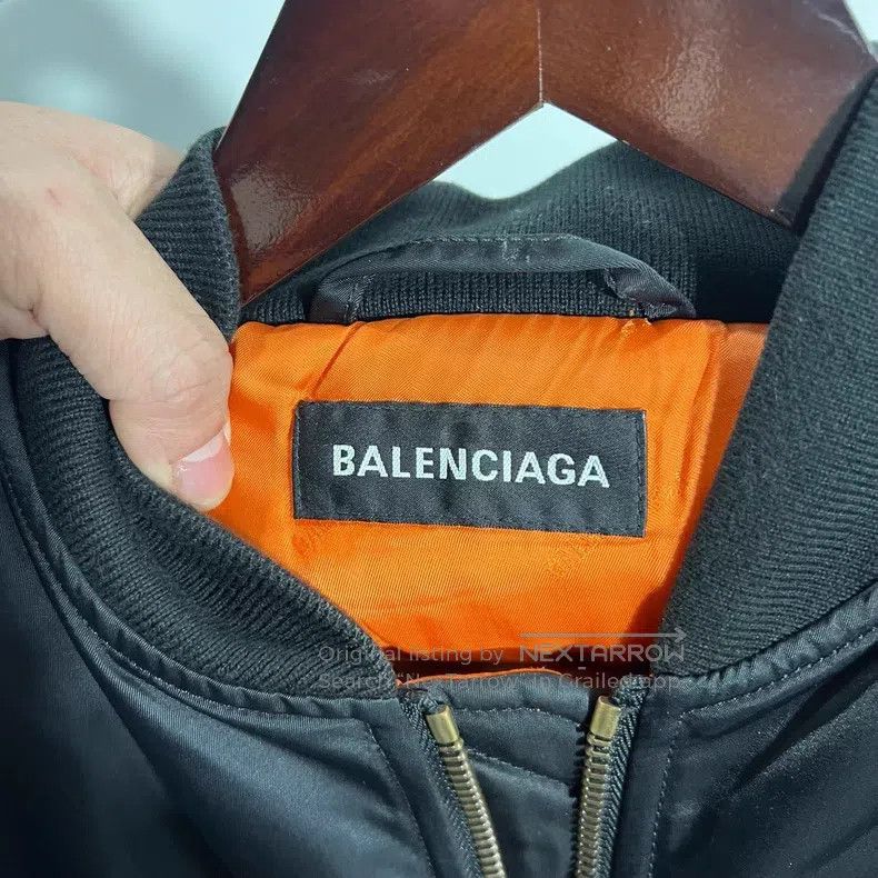 Balenciaga Crown Wheat Ear Baseball Jacket