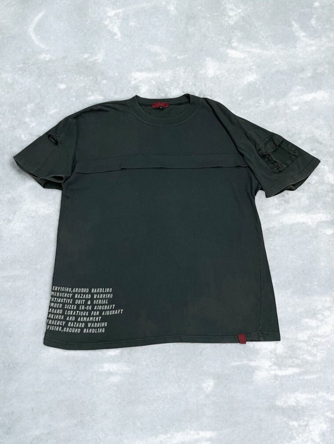 Bullet Noise Army Aircraft Tactical Japanese Brand Tee
