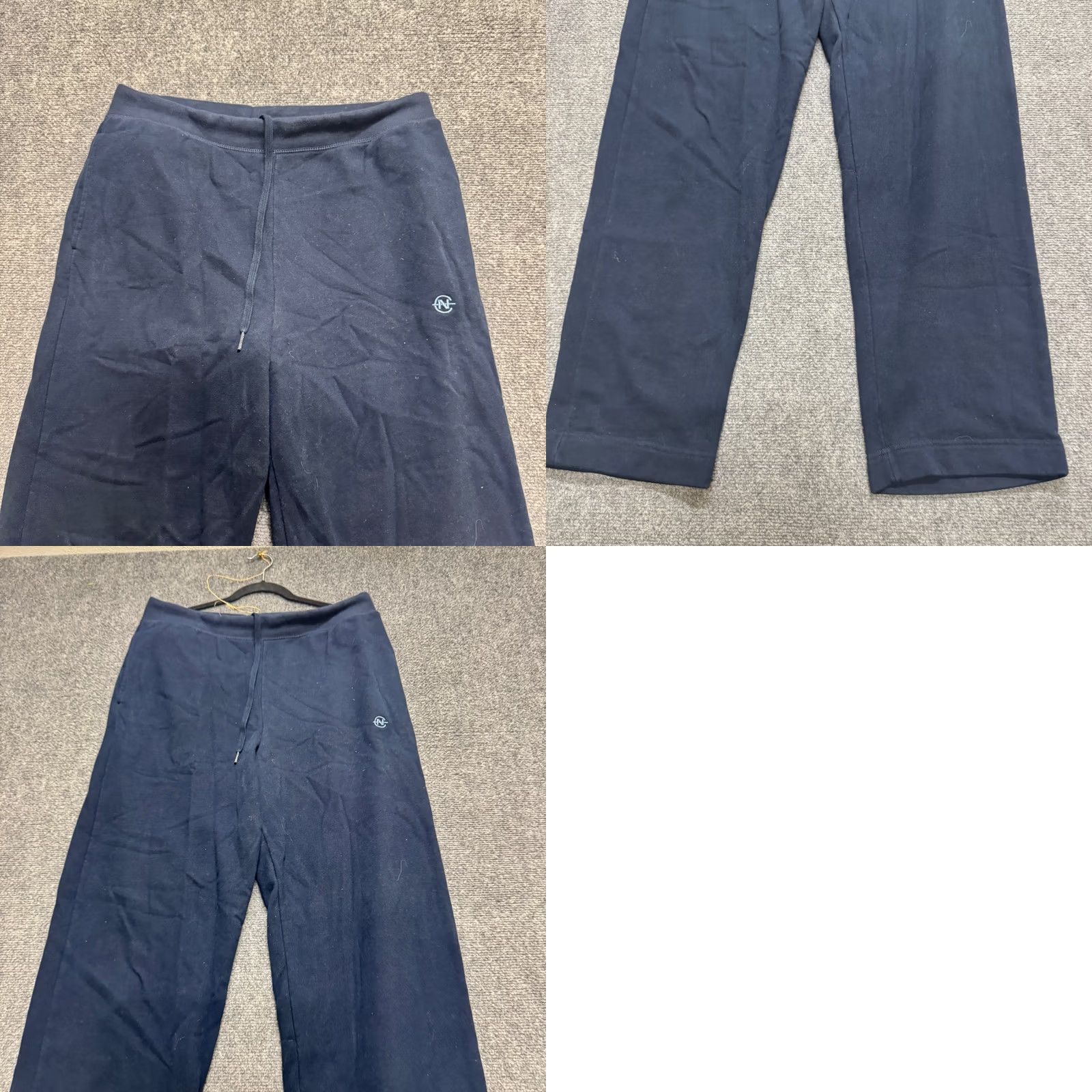 Nautica Nautica Competition Sweatpants Men XL Navy Blue Wide Leg Y2K Cotton Blend Size US 36 / EU 52 - 8 Thumbnail