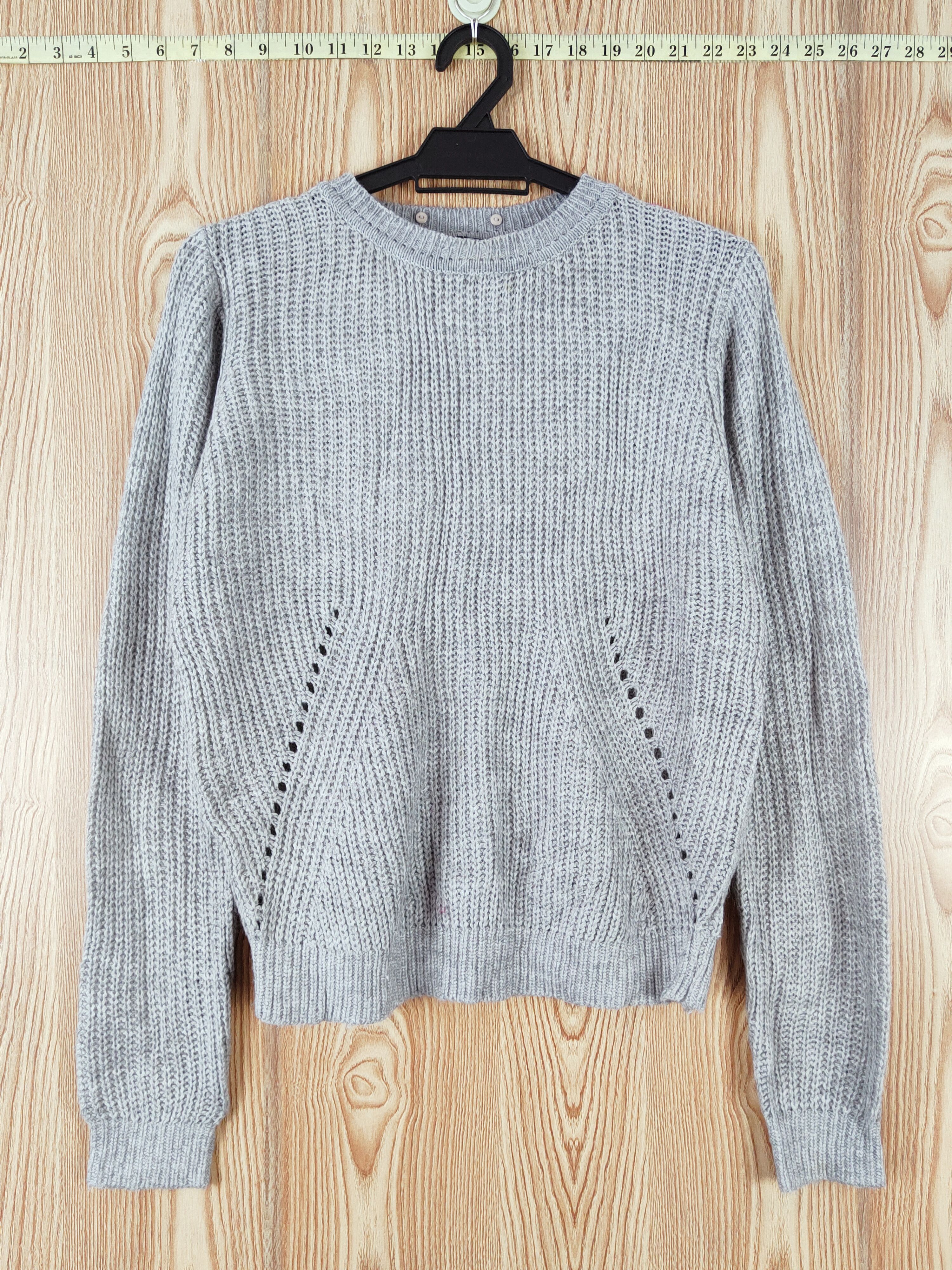Japanese Brand × Vintage Ingni Gray Knitwear Sweatshirts #W762 Size M / US 6-8 / IT 42-44 - 1 Thumbnail