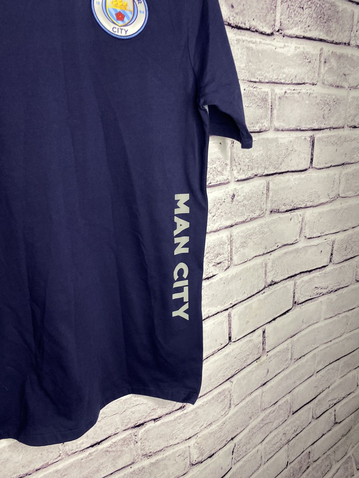 Puma MENS New Puma Manchester City Cotton Jersey Tee Size US M / EU 48-50 / 2 - 2 Thumbnail