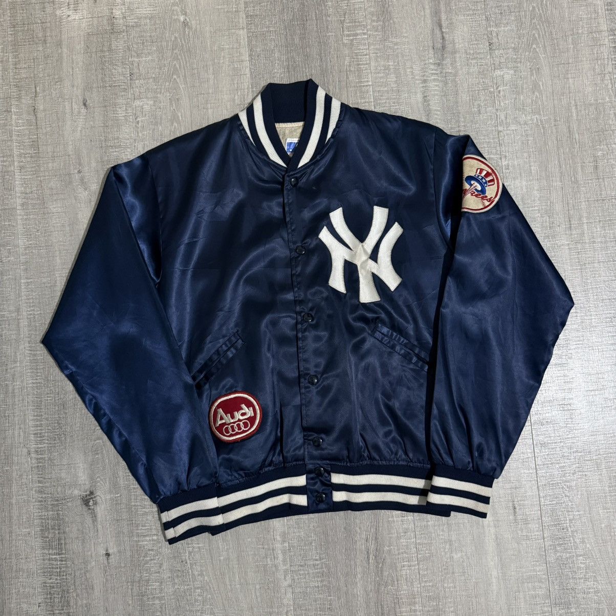 New York Yankees Vintage 80s 90s new york yankees felco satin varsity Size US S / EU 44-46 / 1 - 12 Thumbnail