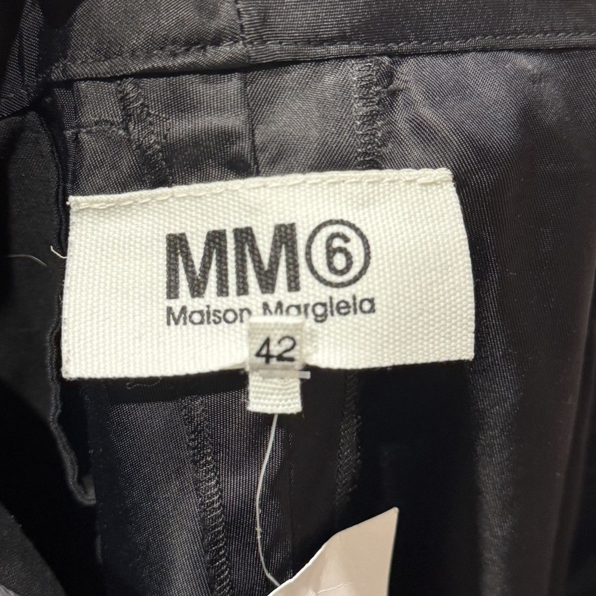 MM6 MM6 Maison Margiela Women's Black Trousers Size US 42 / EU 58 - 4 Thumbnail