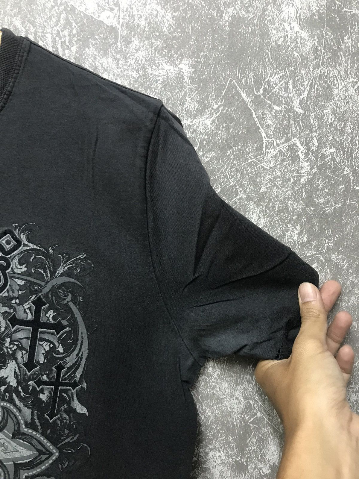 Affliction Affliction Cross Y2K Graphic Tee Size US M / EU 48-50 / 2 - 6 Thumbnail