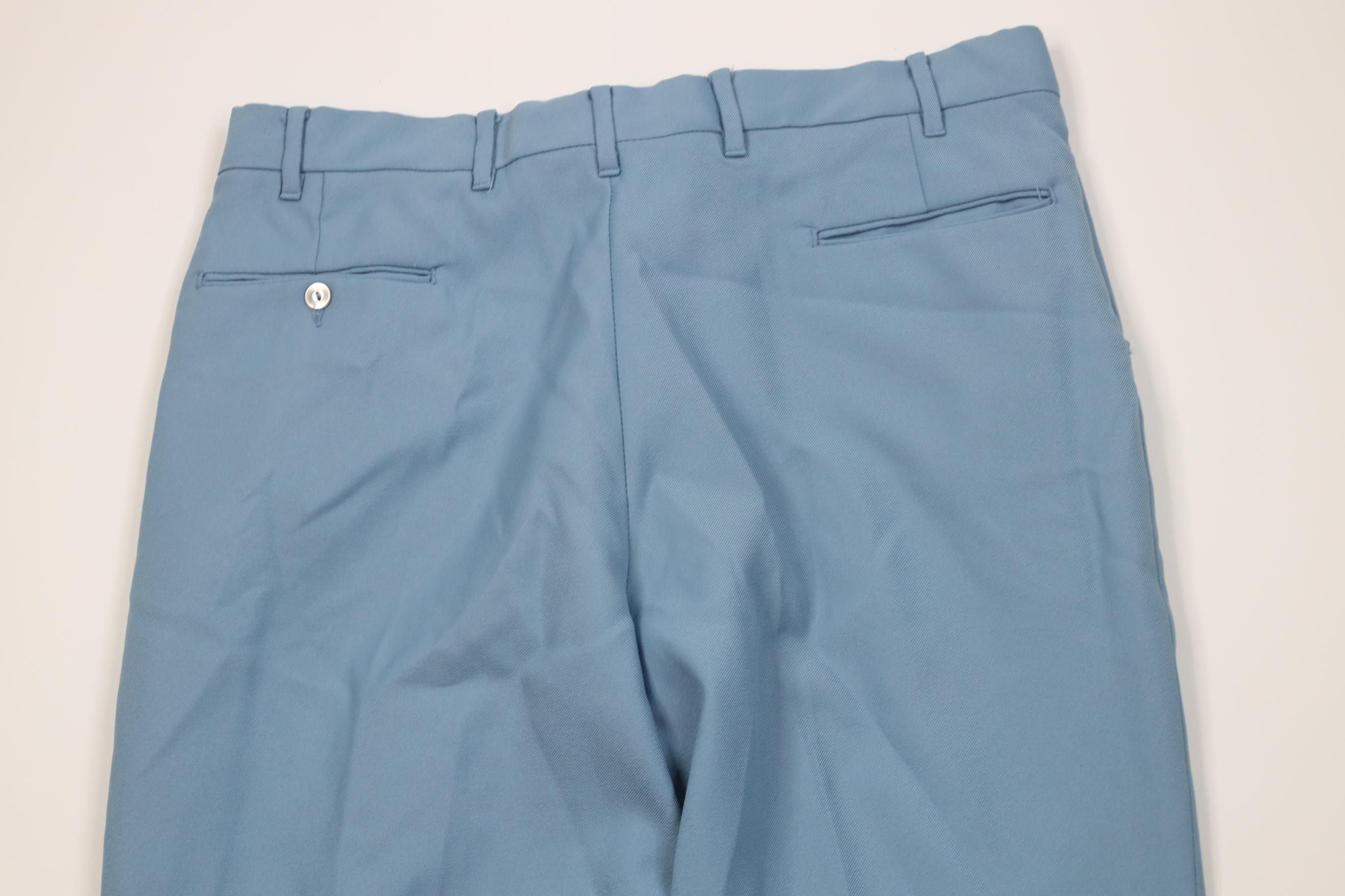 Vintage Vintage 70s Streetwear Bell Bottoms Chino Pants Blue USA Size US 34 / EU 50 - 10 Thumbnail