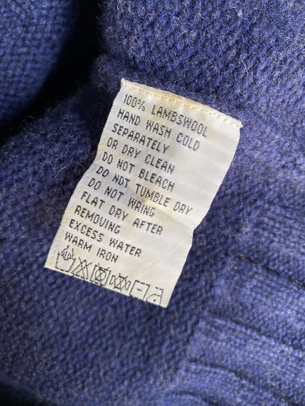 Darn Tough × Designer TOUGH JEANS Indigo Denim Patch Knit Size US XL / EU 56 / 4 - 3 Thumbnail