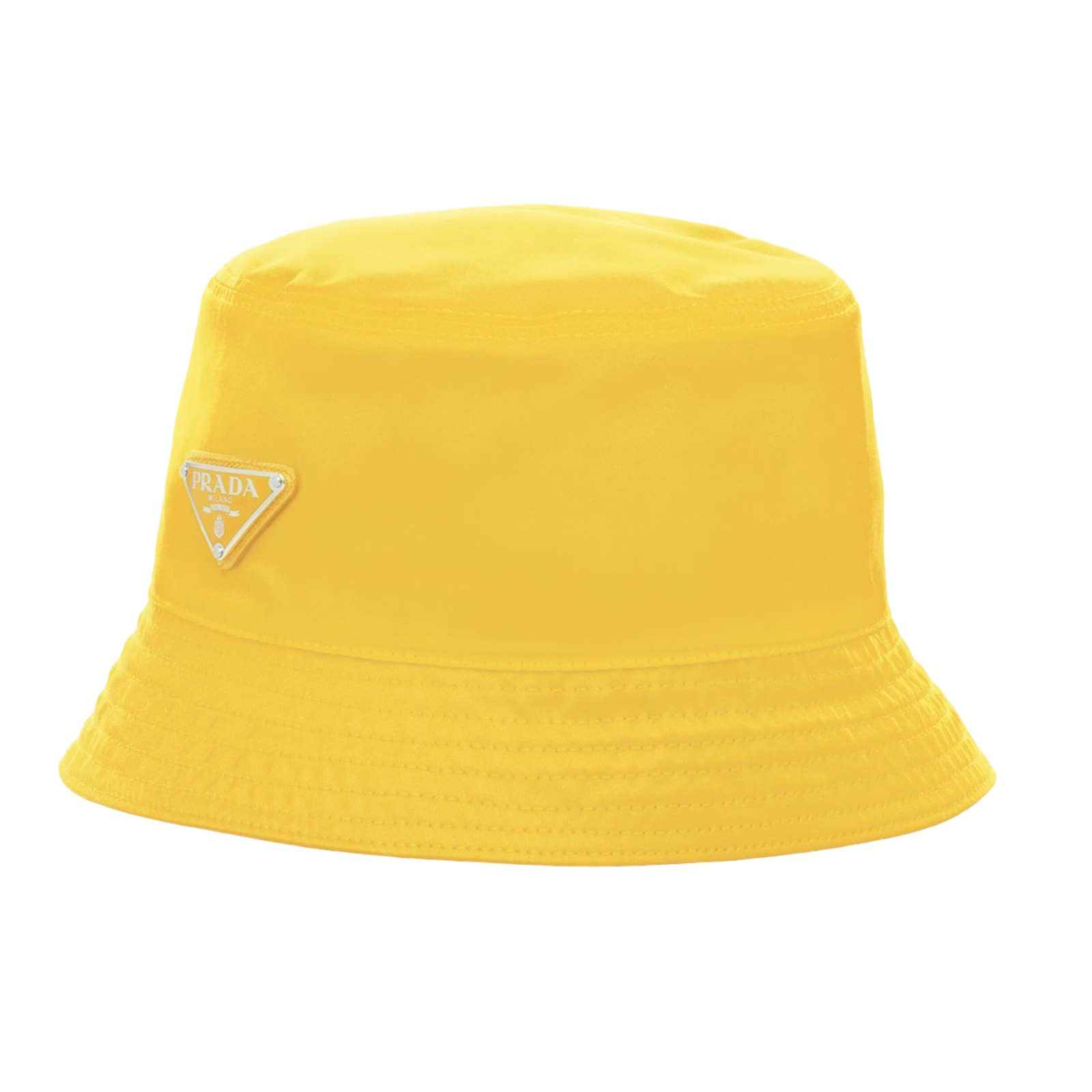 Prada Prada Re-Nylon Triangle Logo Nylon Sun Bucket Hat L Large Size ONE SIZE - 12 Thumbnail