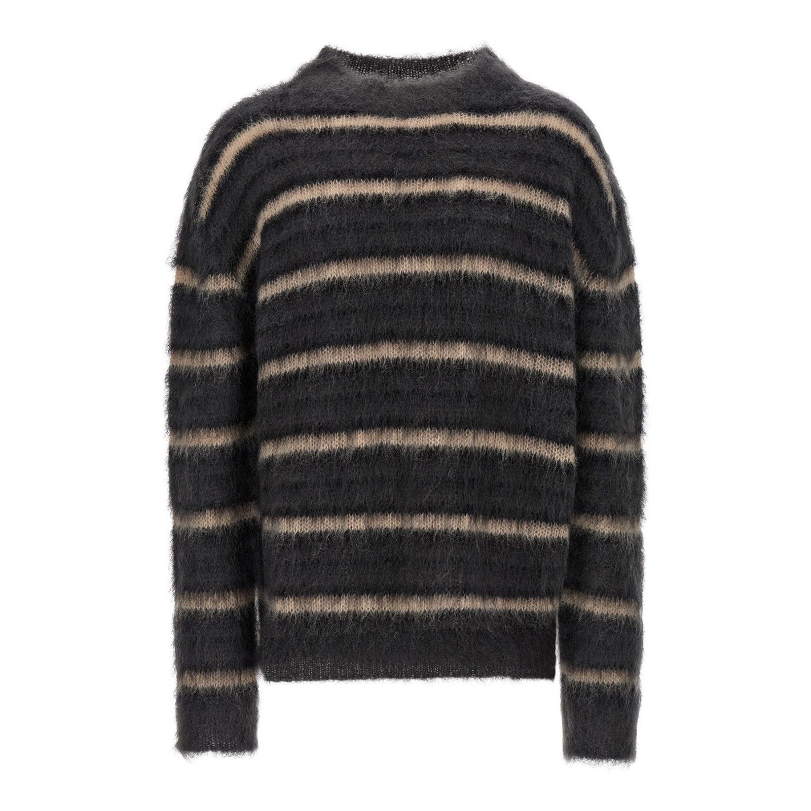 Marni MARNI Gray Wool Striped Sweater New & Authentic (Men's size: Size US XL / EU 56 / 4 - 1 Thumbnail