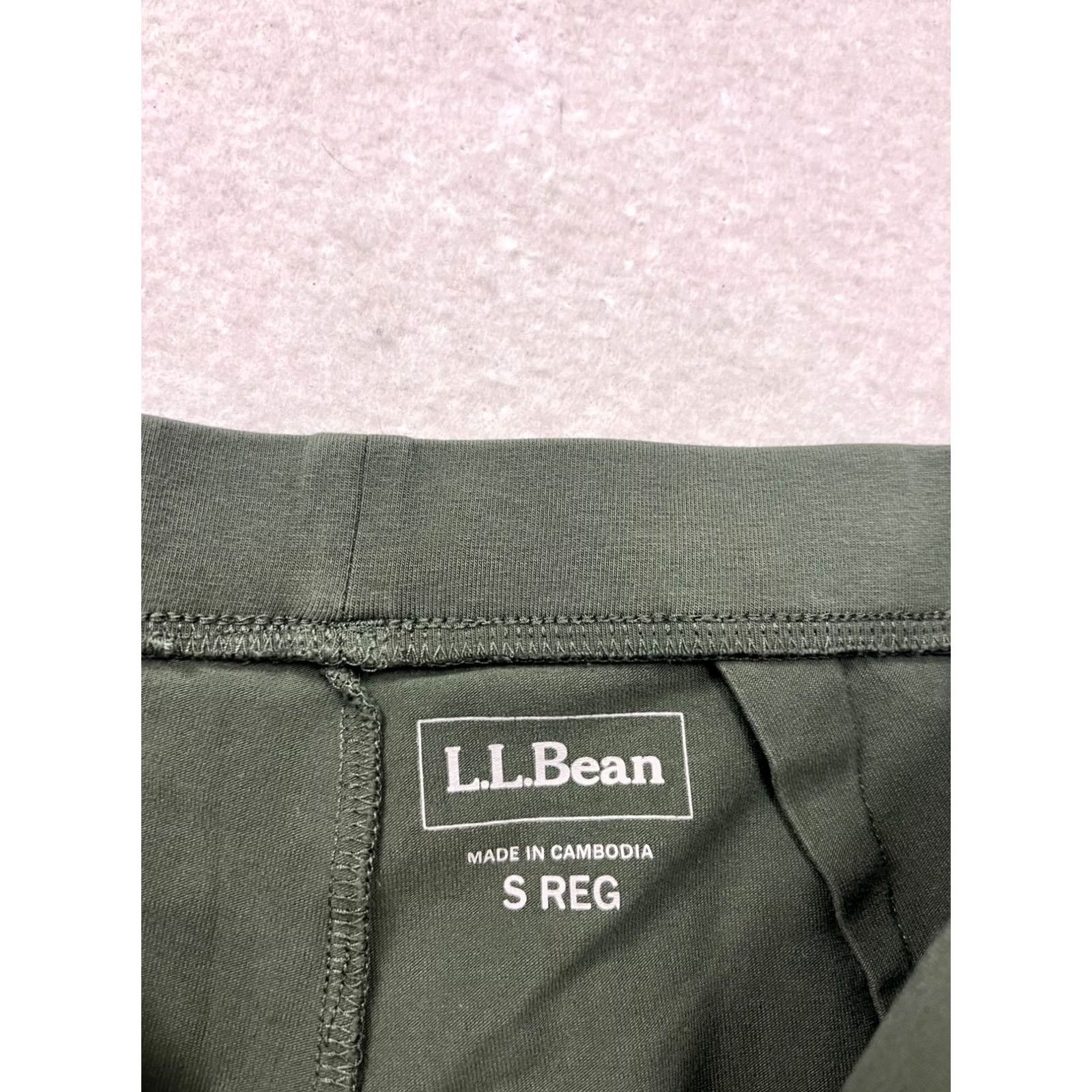 Vintage L.L.Bean Pants Dark Green Cotton Blend Straight Leg Size S Regular Unisex Adults Chino Casual Size 28" / US 6 / IT 42 - 3 Thumbnail