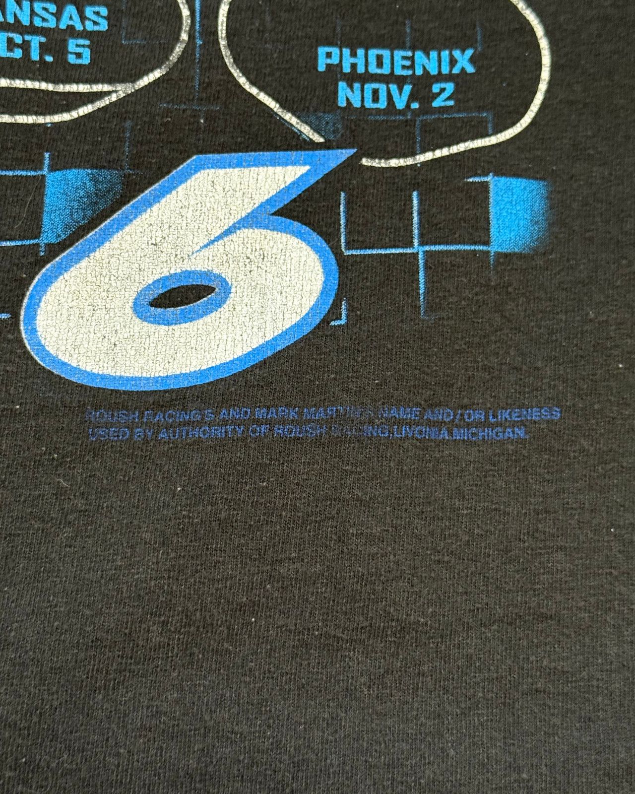 NASCAR Vintage 2003 Mark Martin NASCAR Winston Cup T-Shirt - XXL Size US XXL / EU 58 / 5 - 6 Thumbnail
