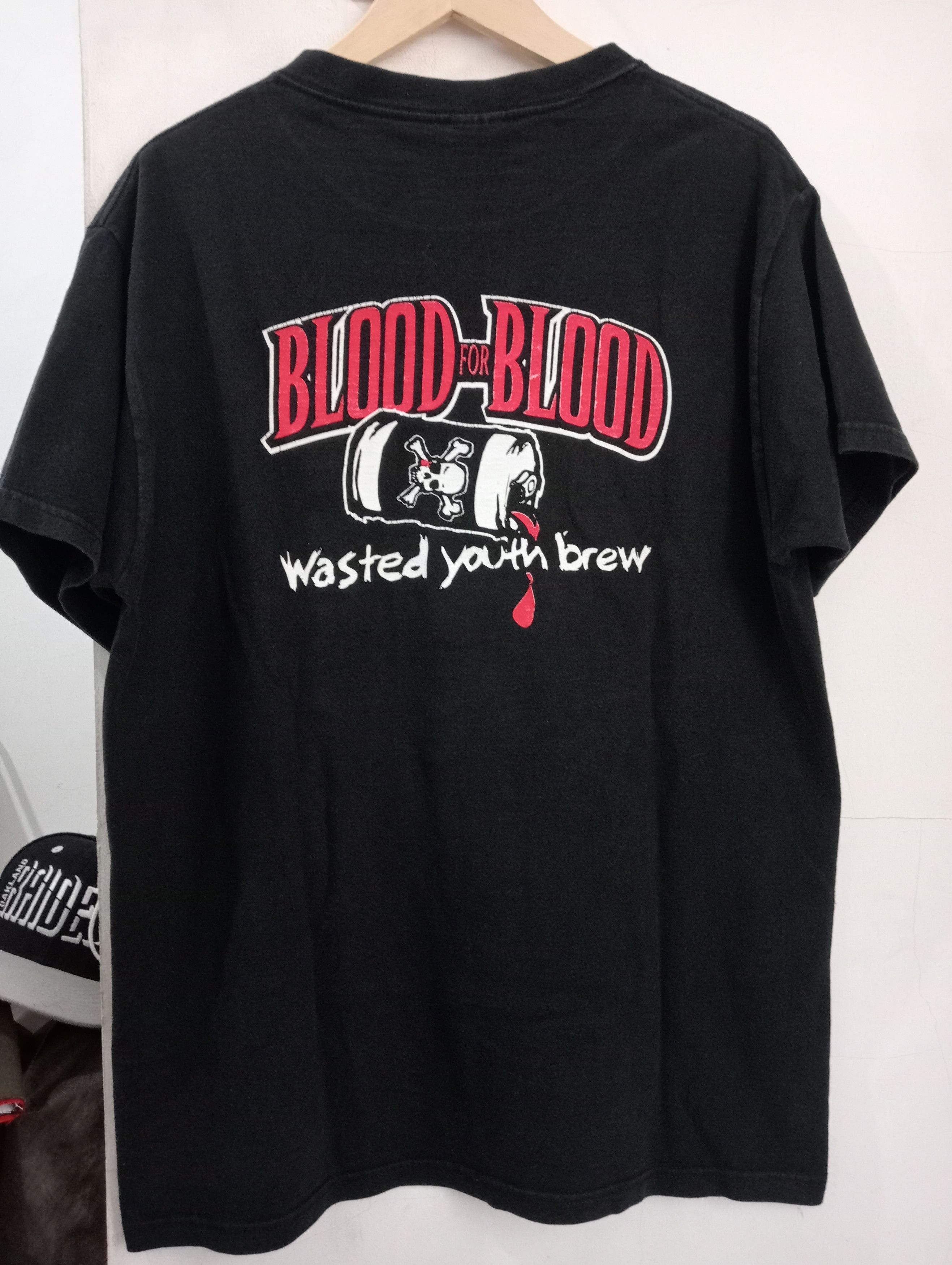 Vintage bandtees x vintage BLOOD for BLOOD Size US L / EU 52-54 / 3 - 3 Thumbnail