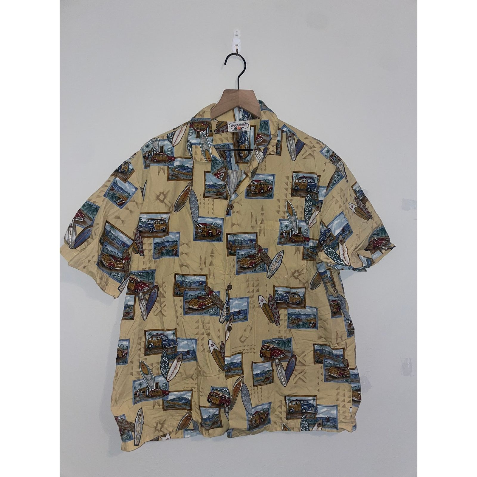 Pacific Legend Vintage Car Button Down Shirt Pacific Legend Hawaiian Tee X Size US XL / EU 56 / 4 - 1 Thumbnail
