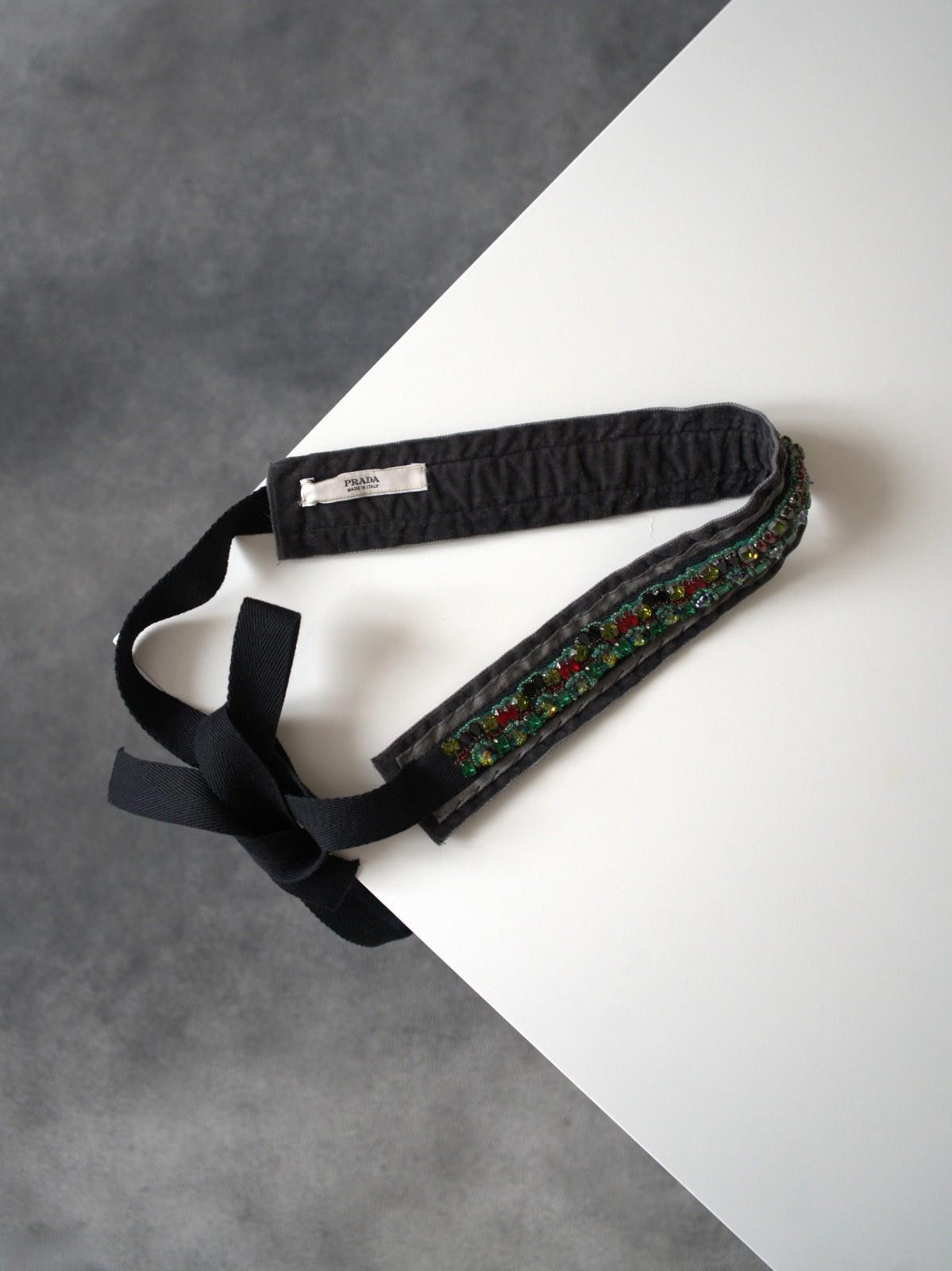Prada F/W 2004 Prada RUNWAY Beaded Belt / Crystal Embellished Size ONE SIZE - 2 Thumbnail